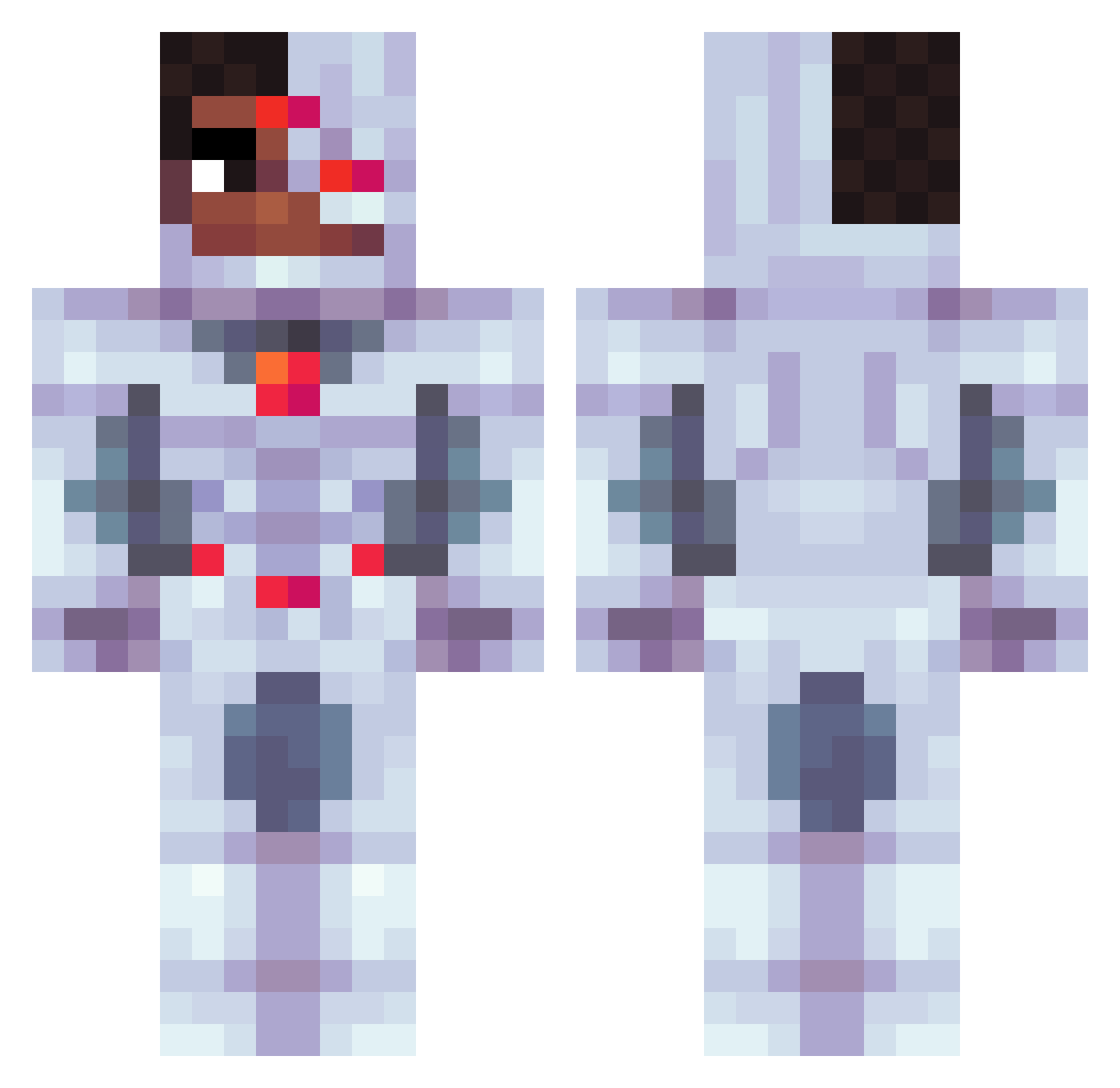 therealnathan154 Minecraft skin, front and back view