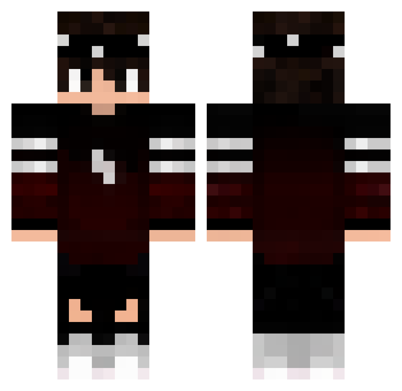 Tyguy120 Minecraft skin, front and back view