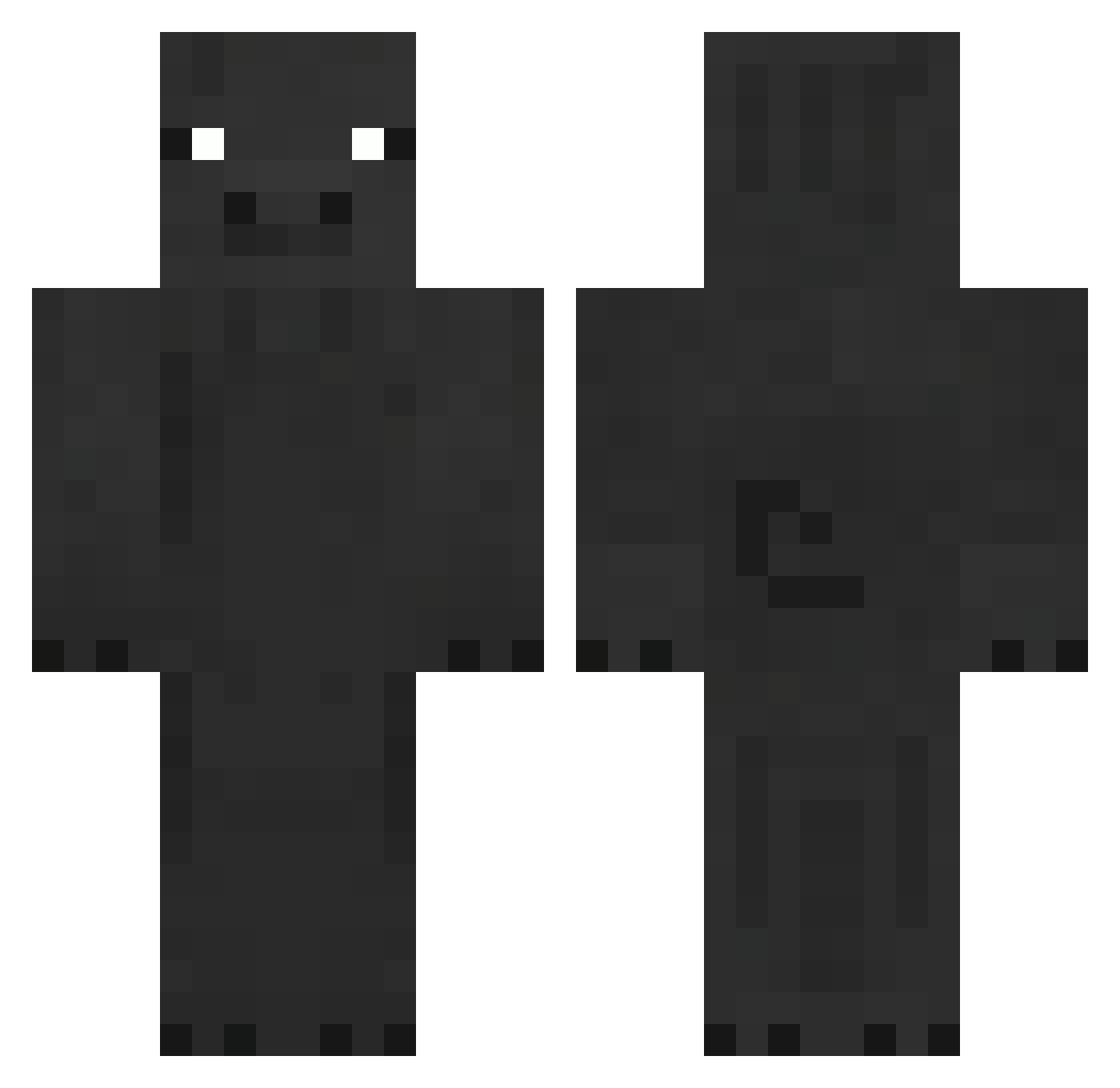 slowdivee1 Minecraft skin, front and back view