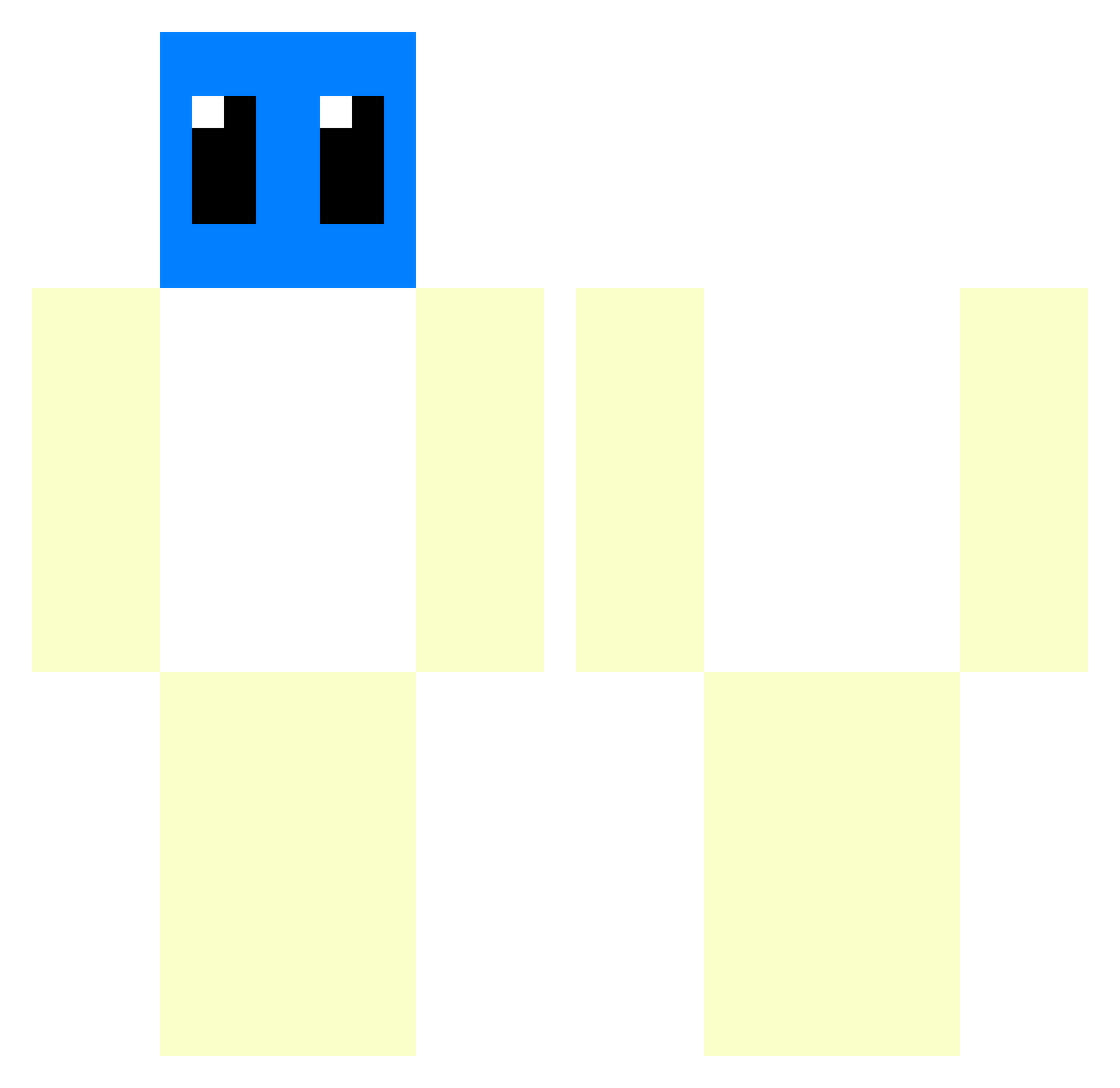 AppleCiderVingr Minecraft skin, front and back view