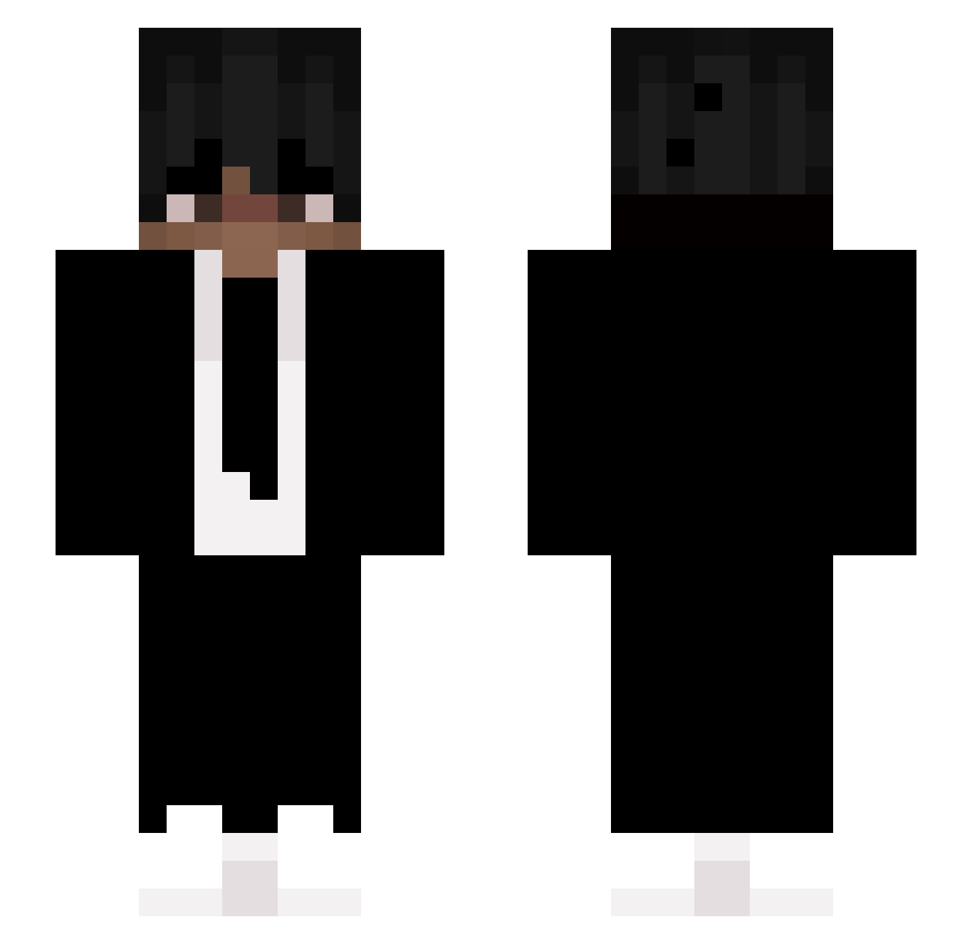 mrctrp Minecraft skin, front and back view