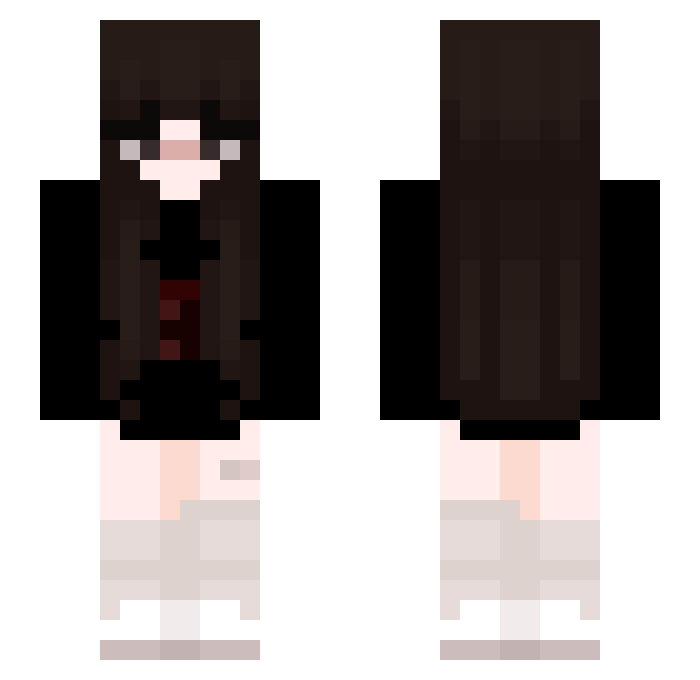 vwrnz2 Minecraft skin, front and back view