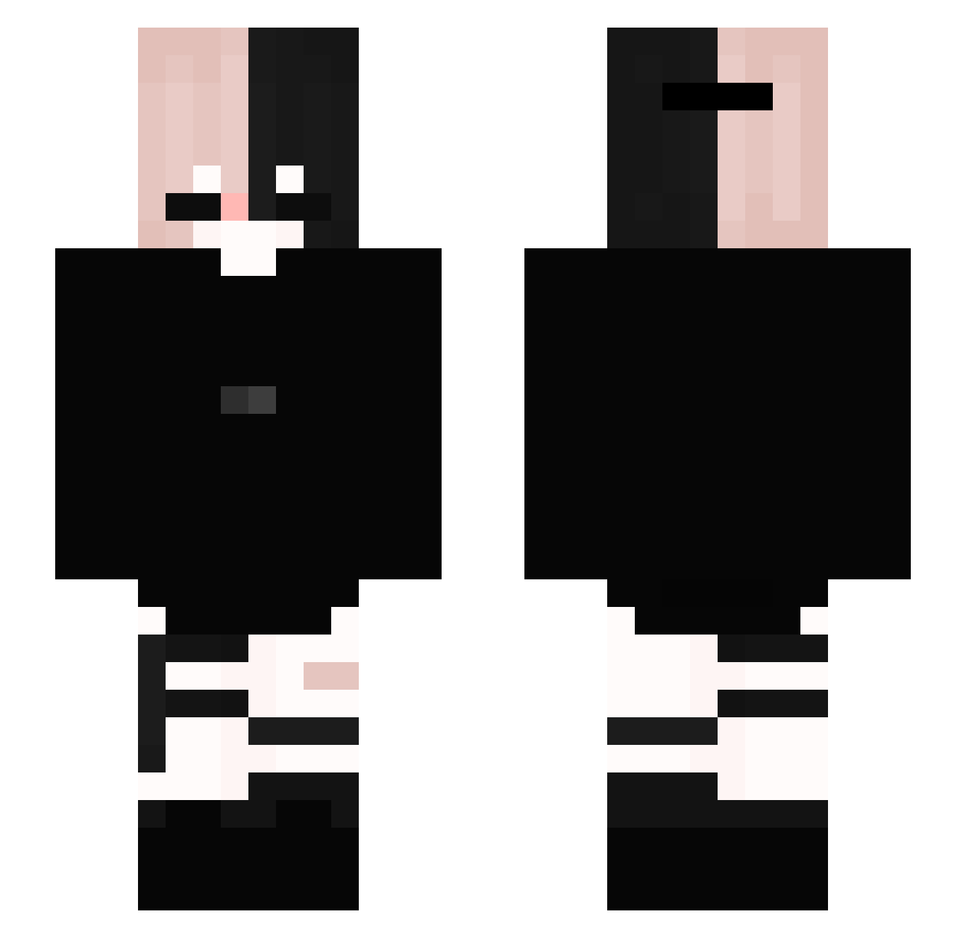 _JinKung Minecraft skin, front and back view