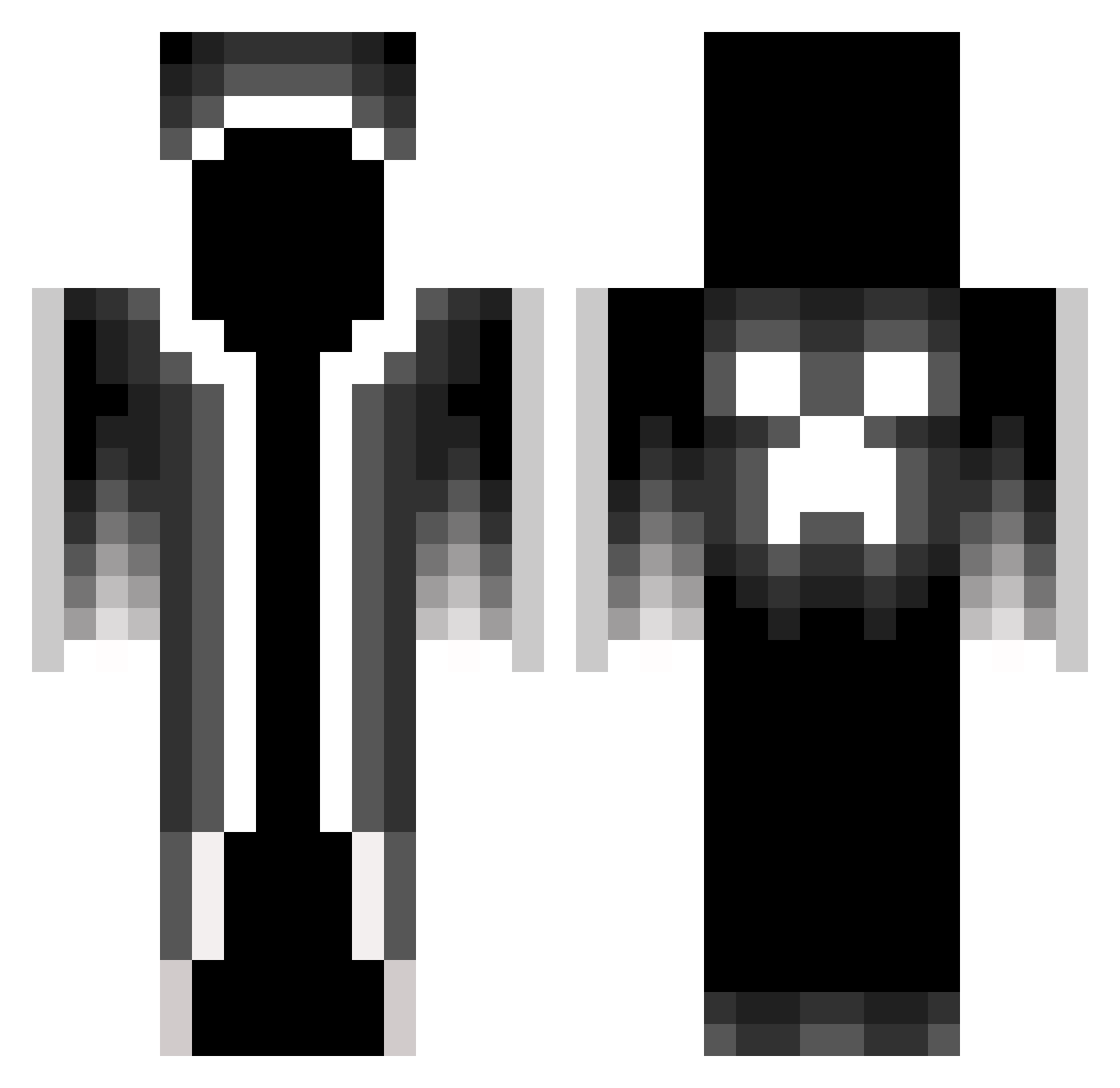 Matias22ieie9ek Minecraft skin, front and back view