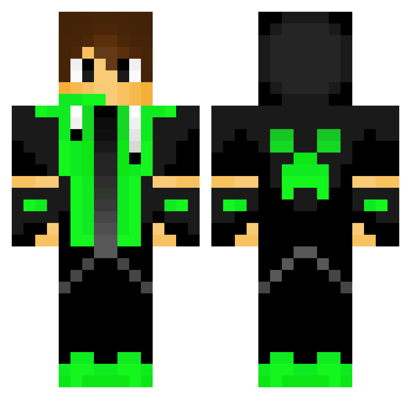 MR_TNT8 Minecraft skin, front and back view
