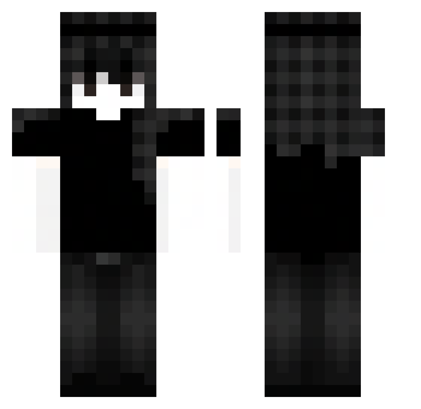 Lord_Tenor Minecraft skin, front and back view