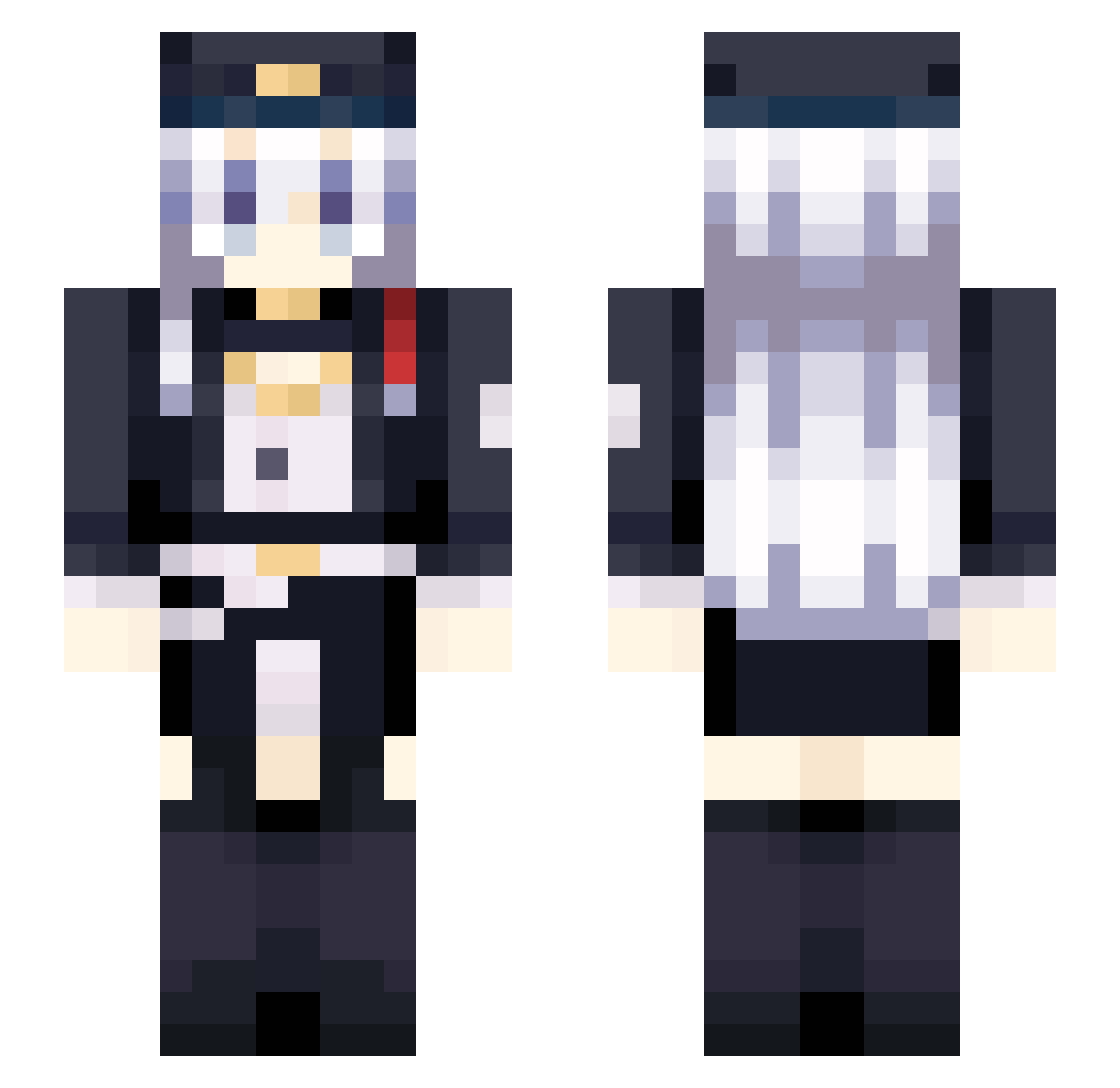 _chian_828 Minecraft skin, front and back view