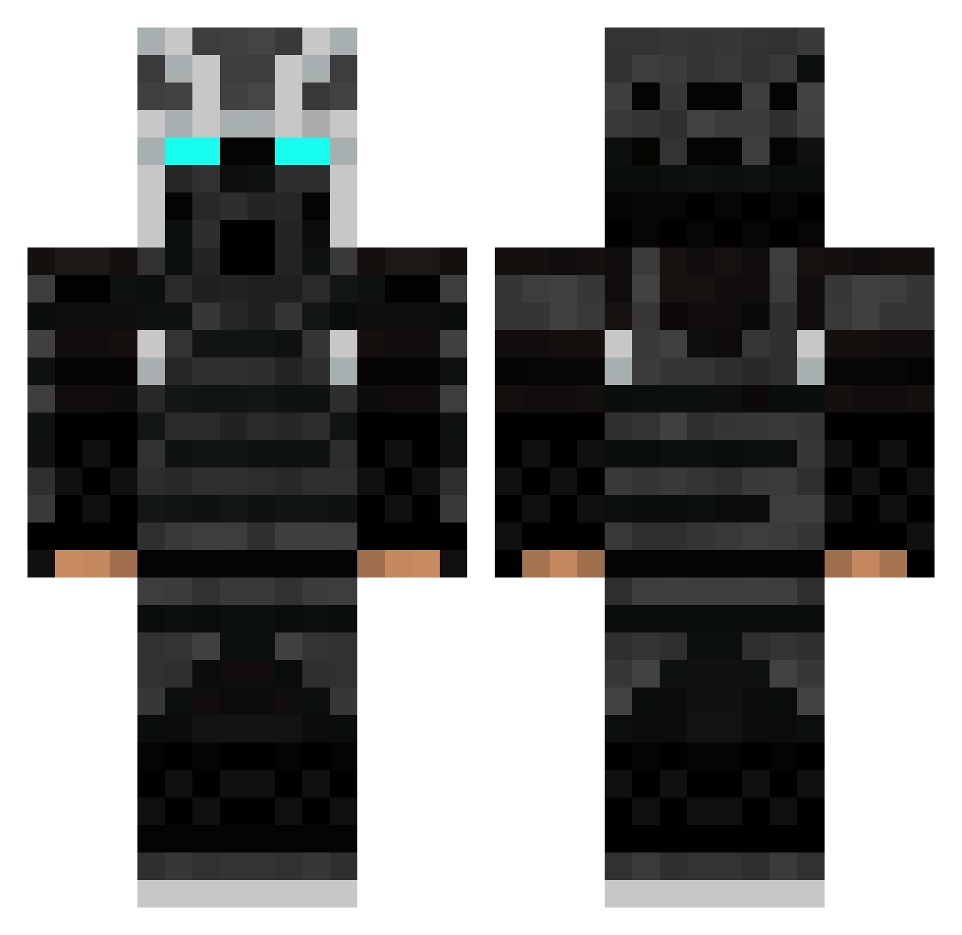 PoldosKy_ Minecraft skin, front and back view