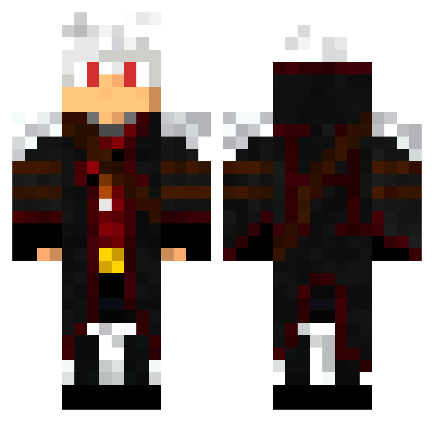 dlo170_002 Minecraft skin, front and back view