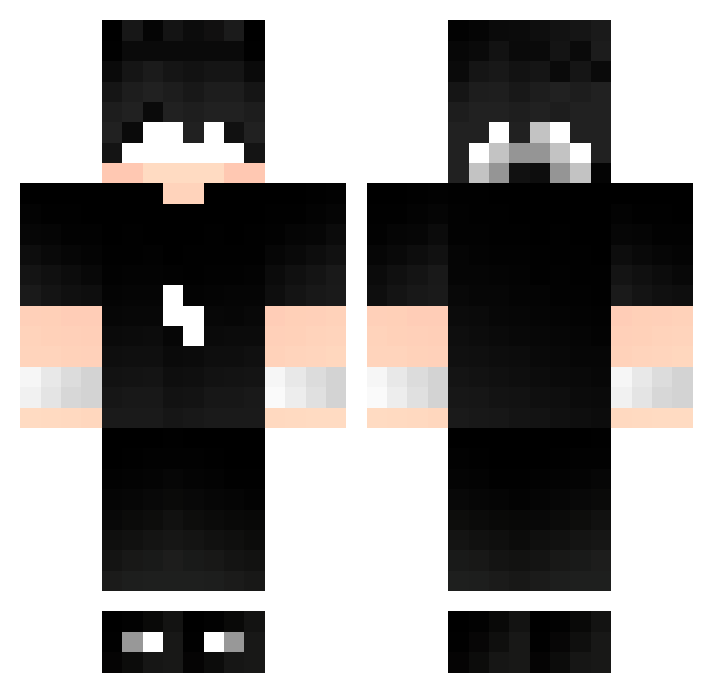 IMnotThePudding_ Minecraft skin, front and back view