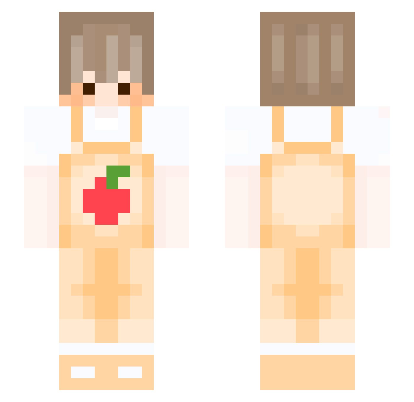 IM_Bee Minecraft skin, front and back view