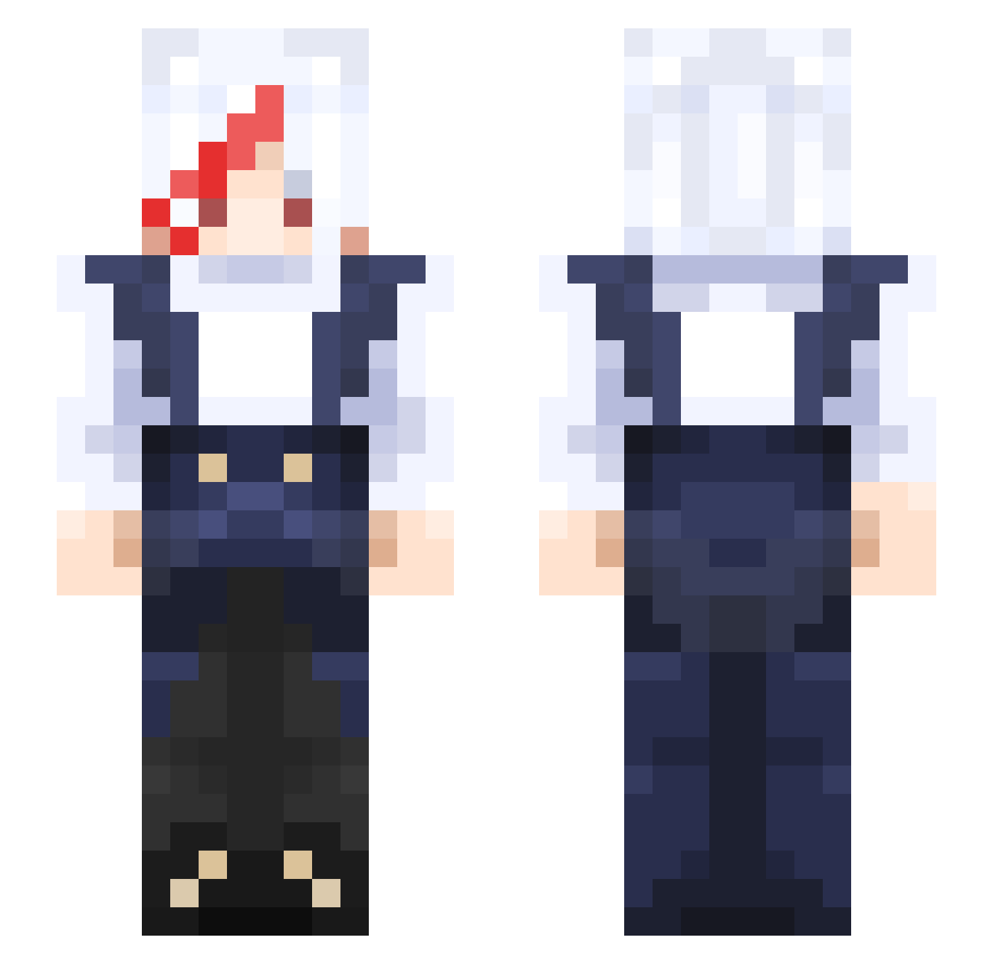ProbablyYesnt Minecraft skin, front and back view
