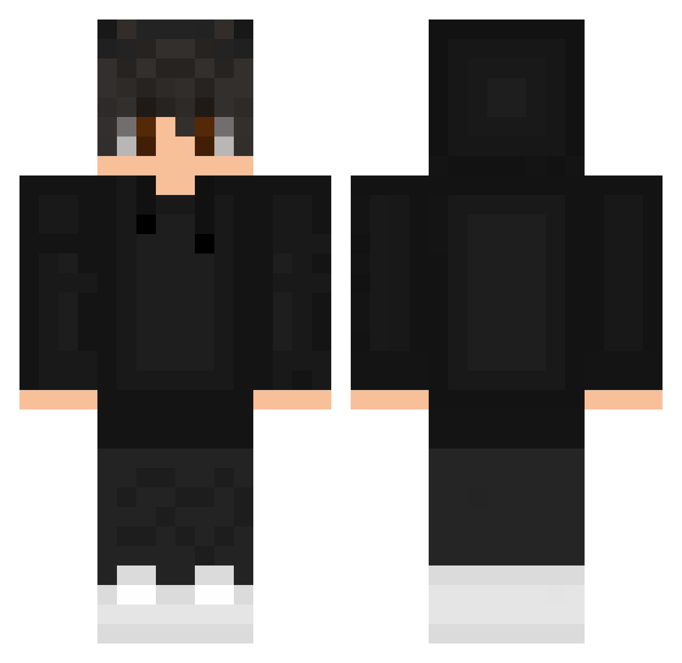 SpentMussel4573 Minecraft skin, front and back view