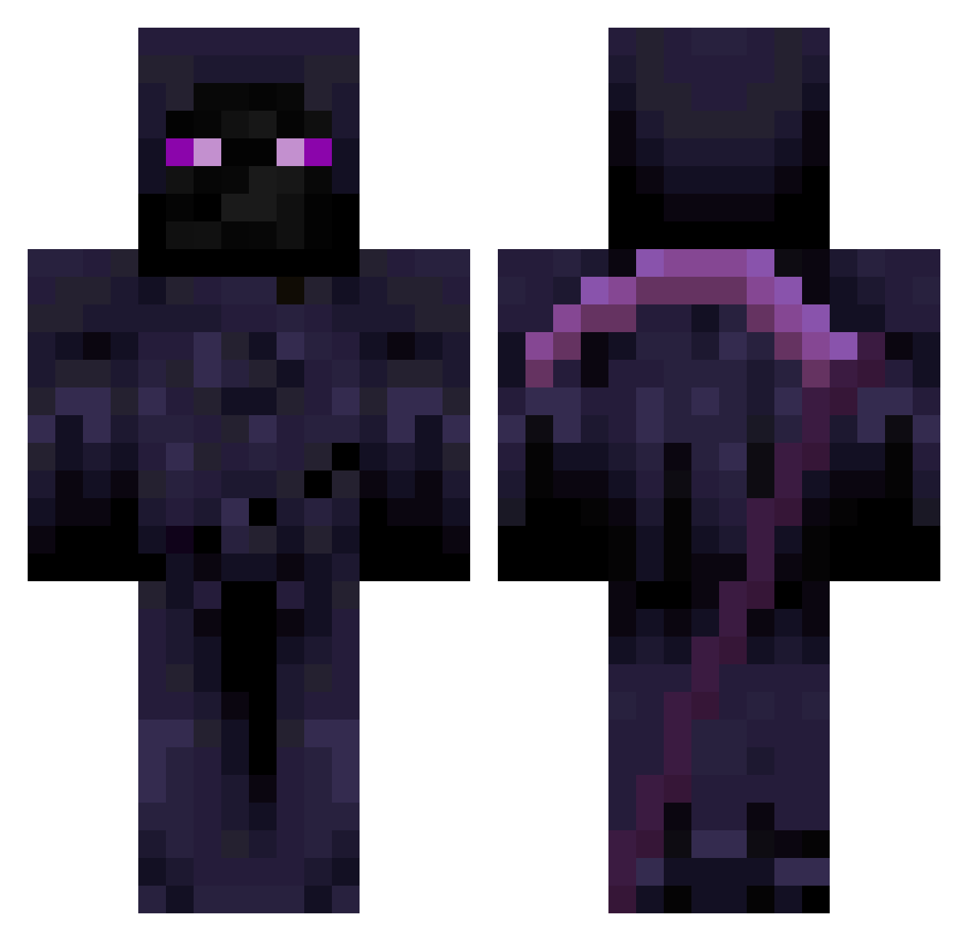 Grimreaper12154 Minecraft skin, front and back view