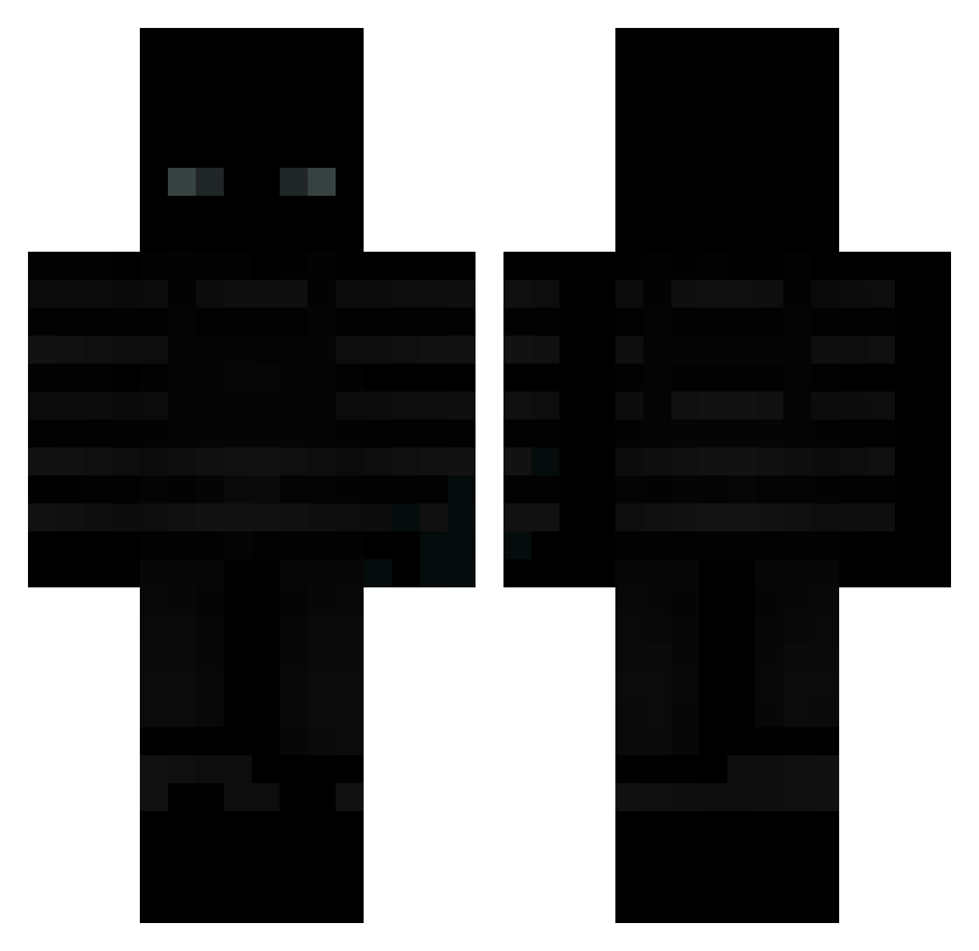 xingthebest Minecraft skin, front and back view