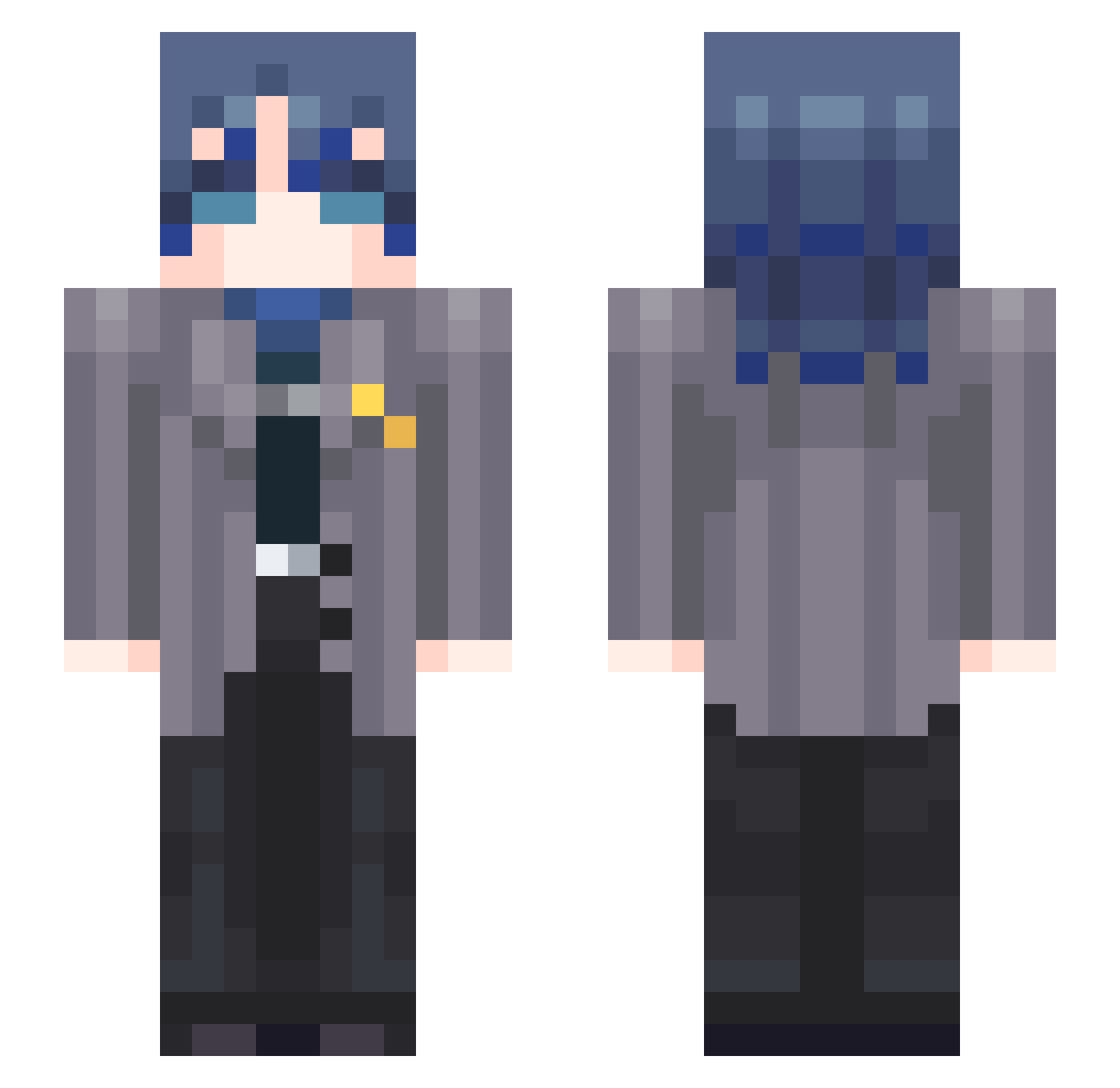 Tdog948787 Minecraft skin, front and back view