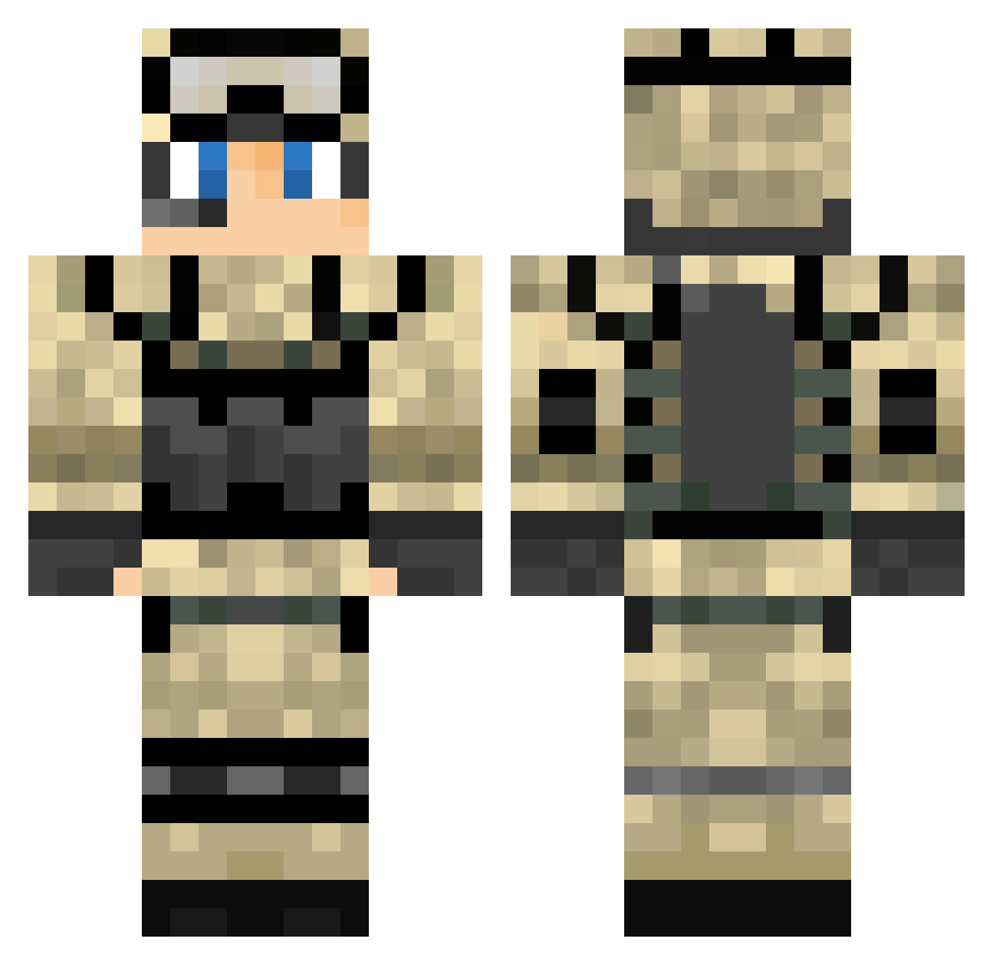 Will_allrise Minecraft skin, front and back view