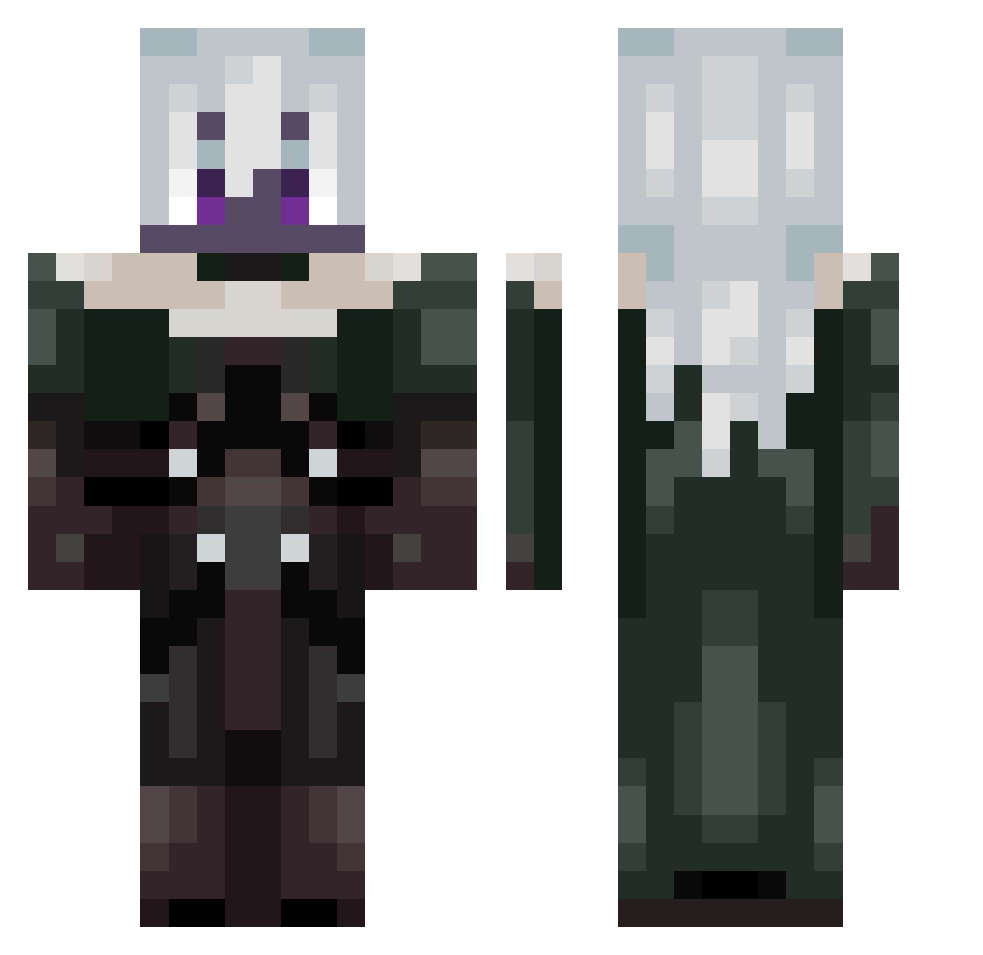Phoenix_Flyers Minecraft skin, front and back view