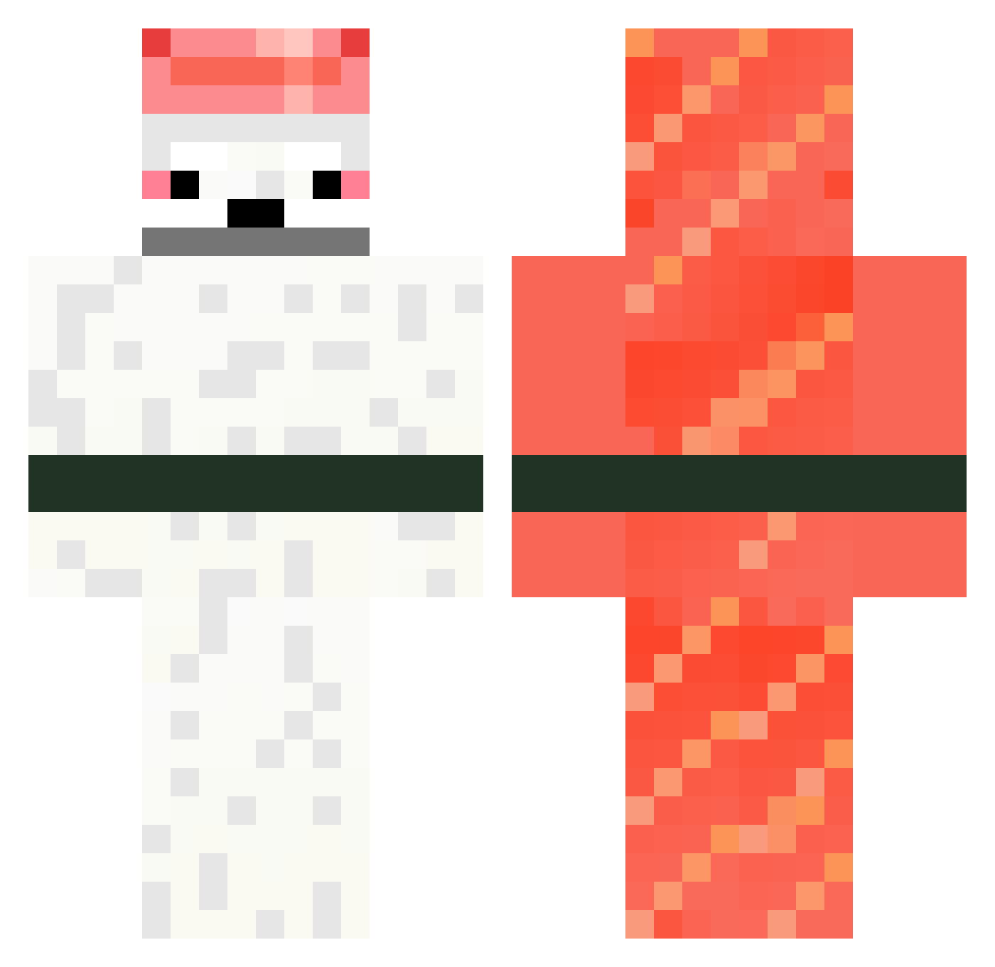 spider4854 Minecraft skin, front and back view