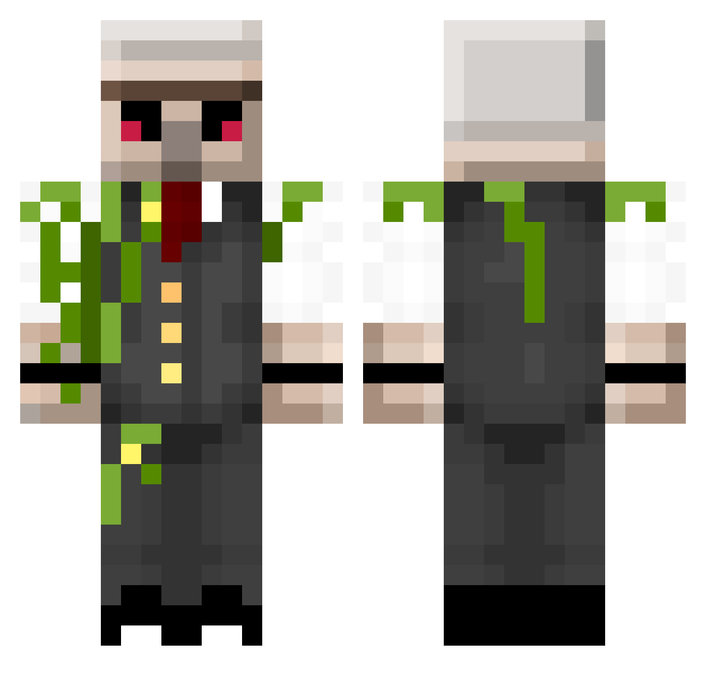 inouehiroyuki Minecraft skin, front and back view