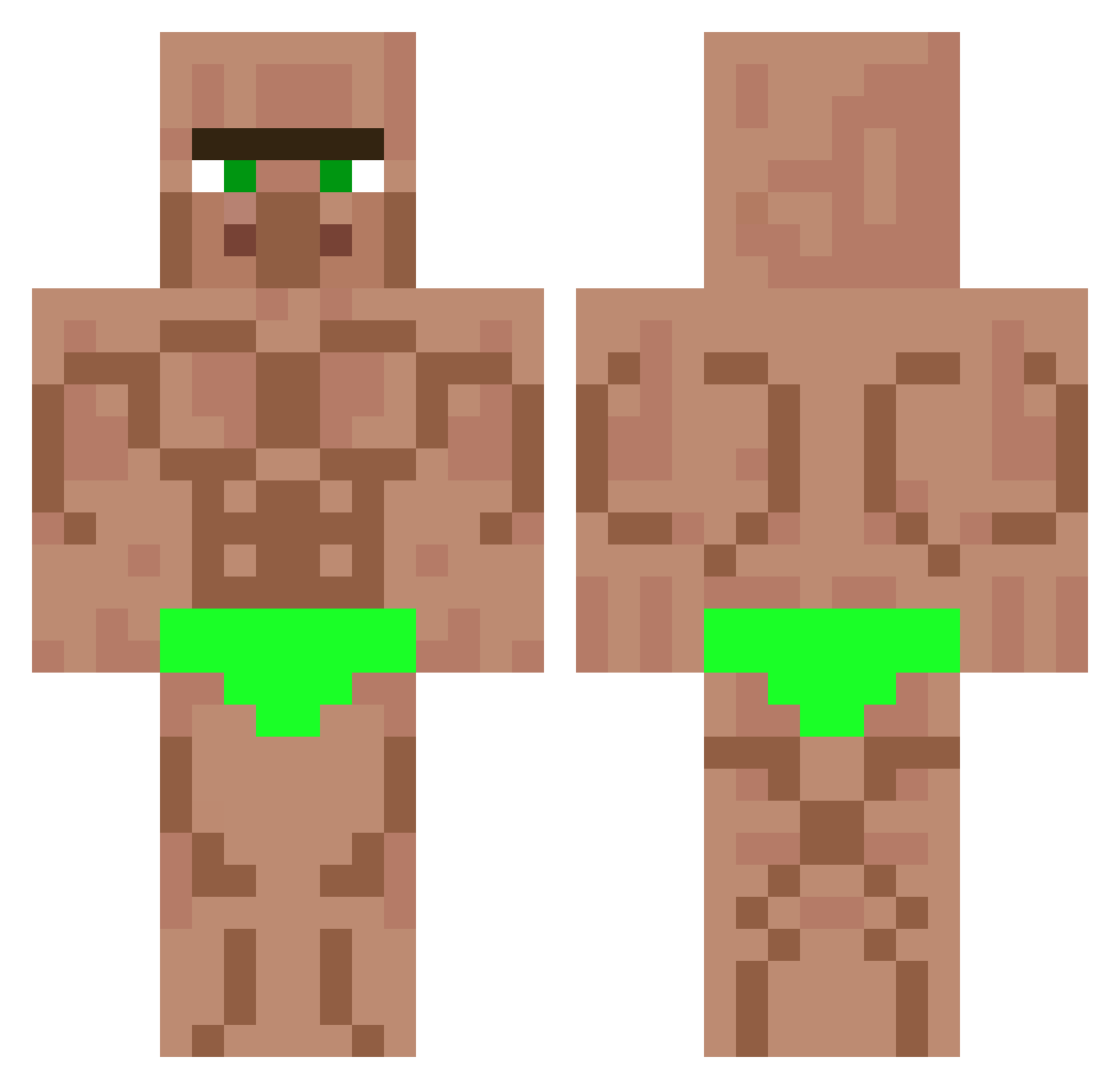 was_geht_15 Minecraft skin, front and back view