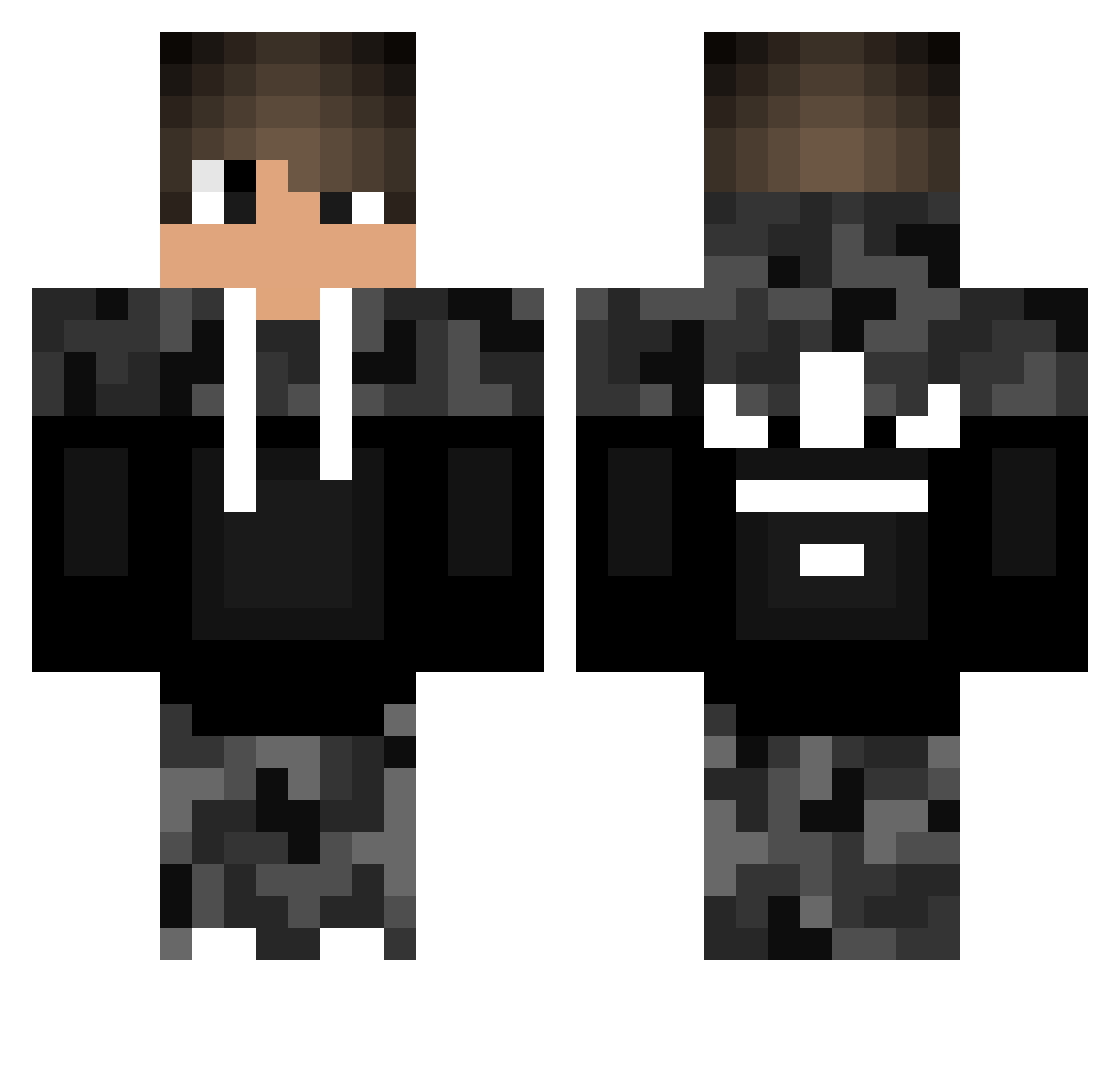 rtx_gaming_1893 Minecraft skin, front and back view