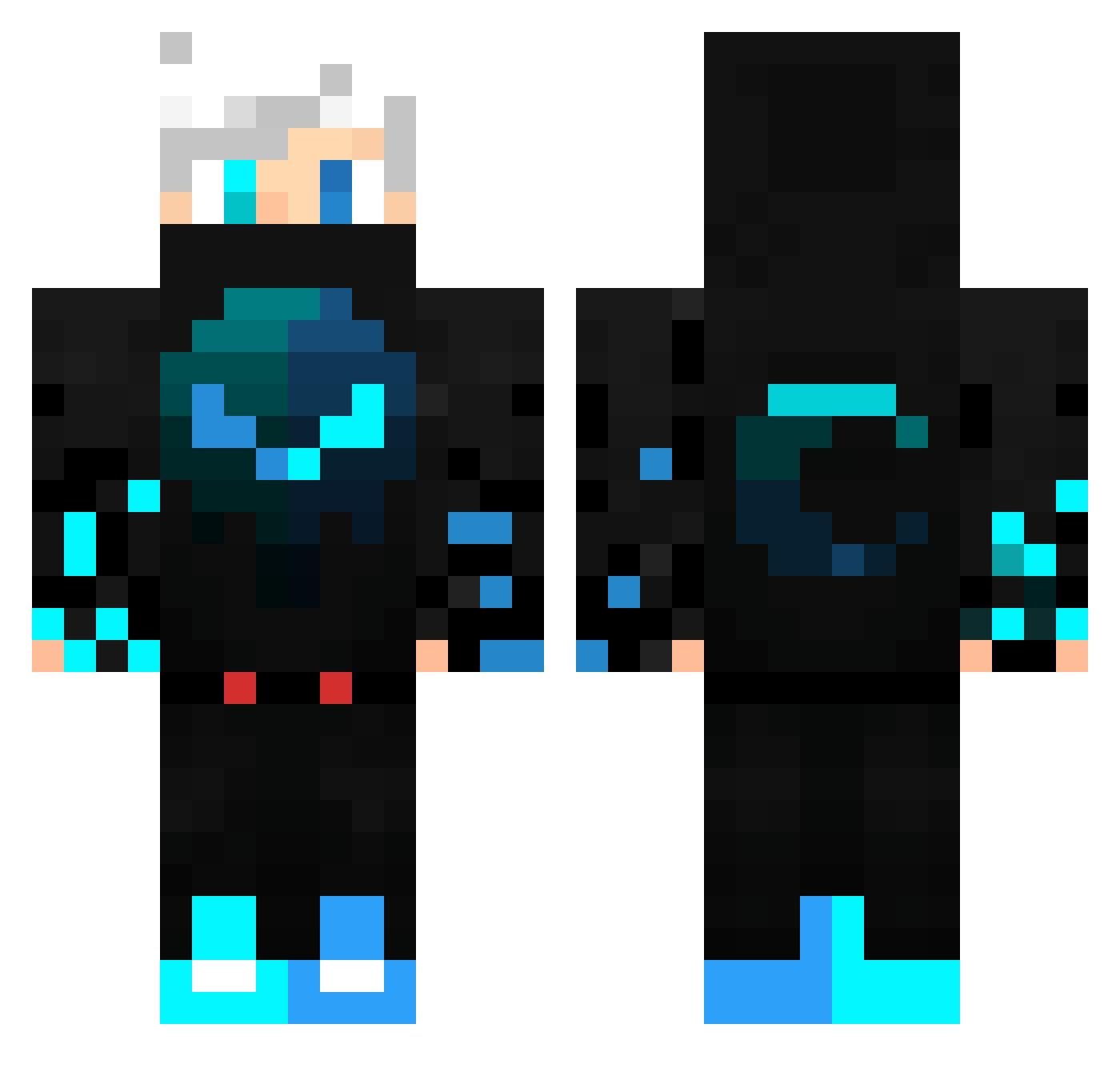Real_typs Minecraft skin, front and back view