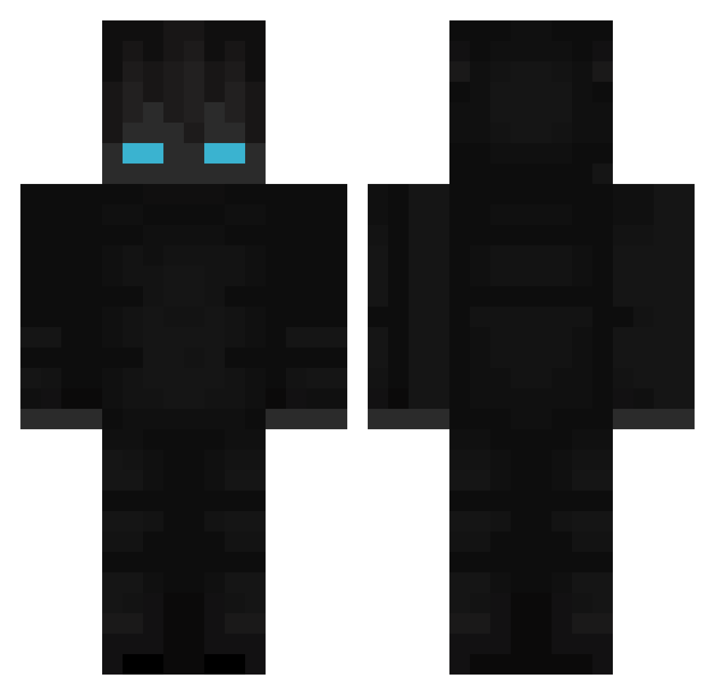 VapidBoar3 Minecraft skin, front and back view