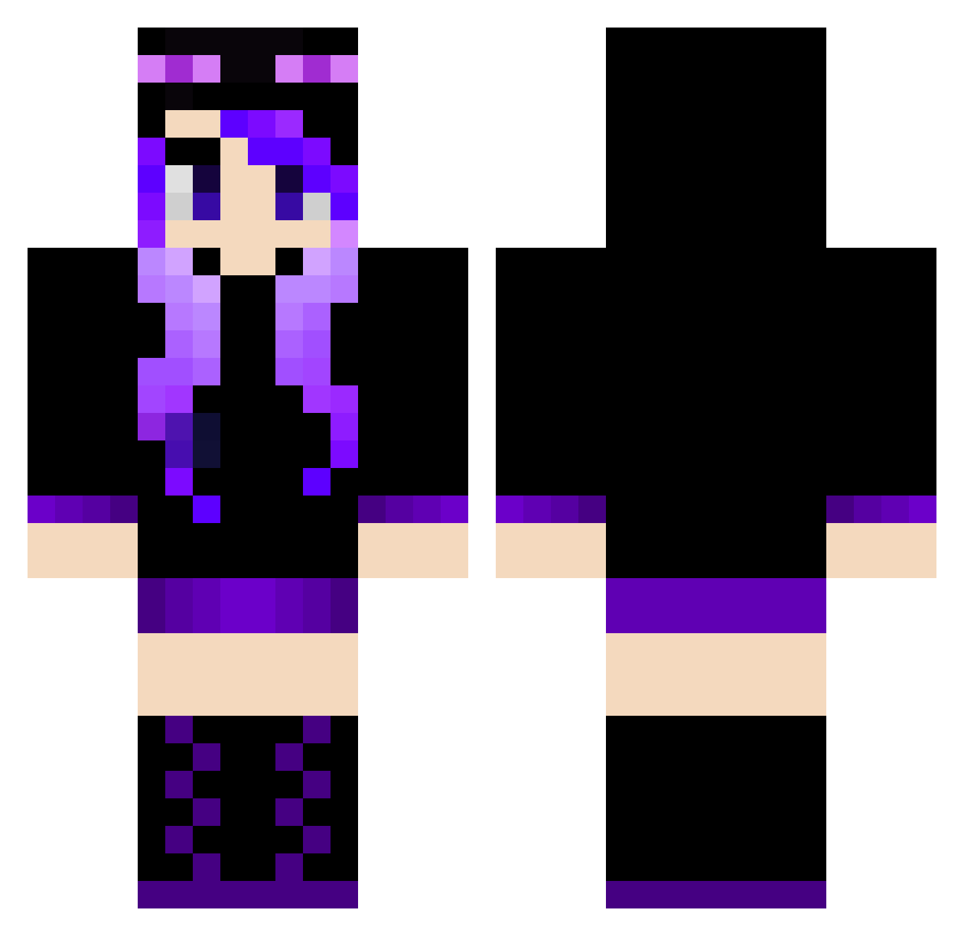 TijnisKapotRaar Minecraft skin, front and back view