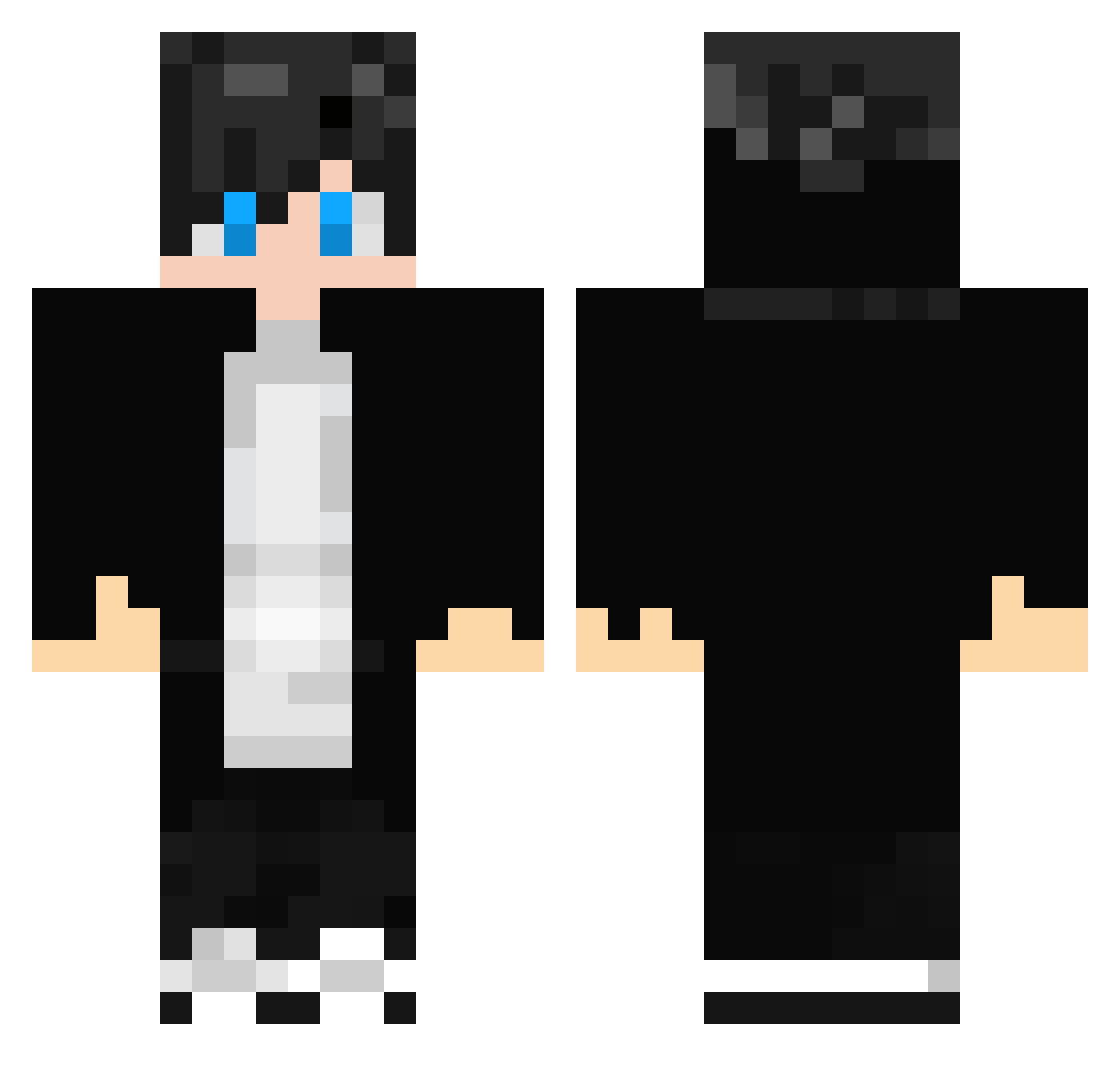 Sung_woo__ Minecraft skin, front and back view