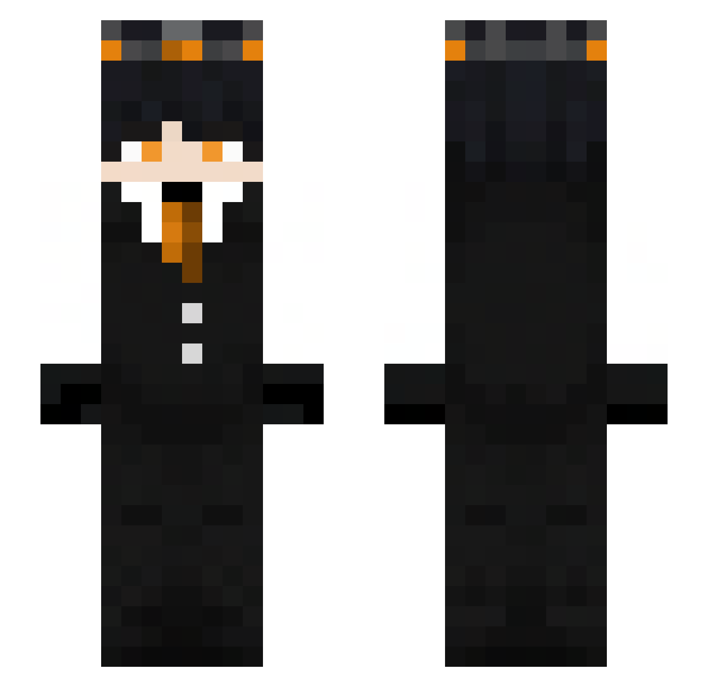 zFenji_MC Minecraft skin, front and back view