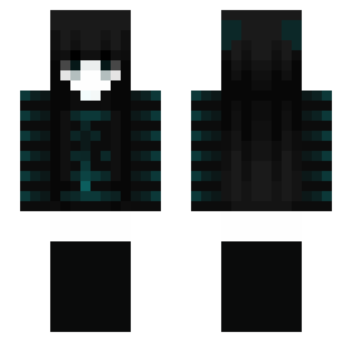 Tafixados Minecraft skin, front and back view