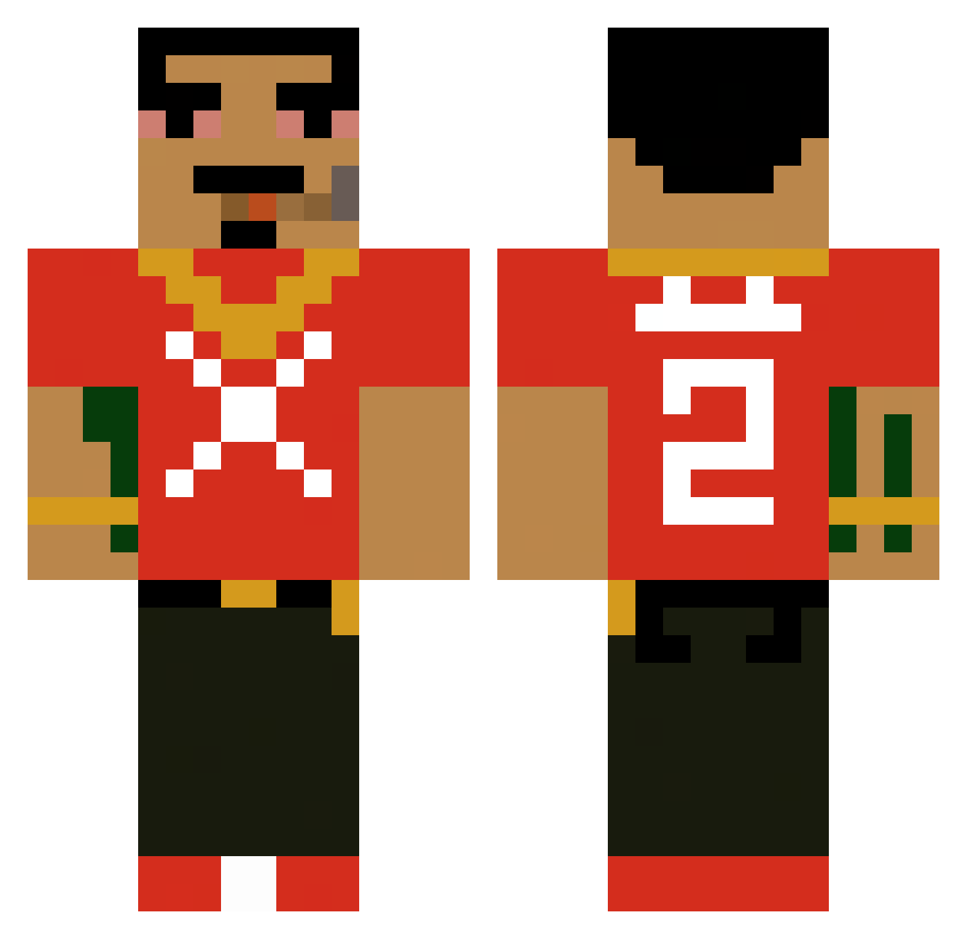 TTV_Iamjuju7 Minecraft skin, front and back view