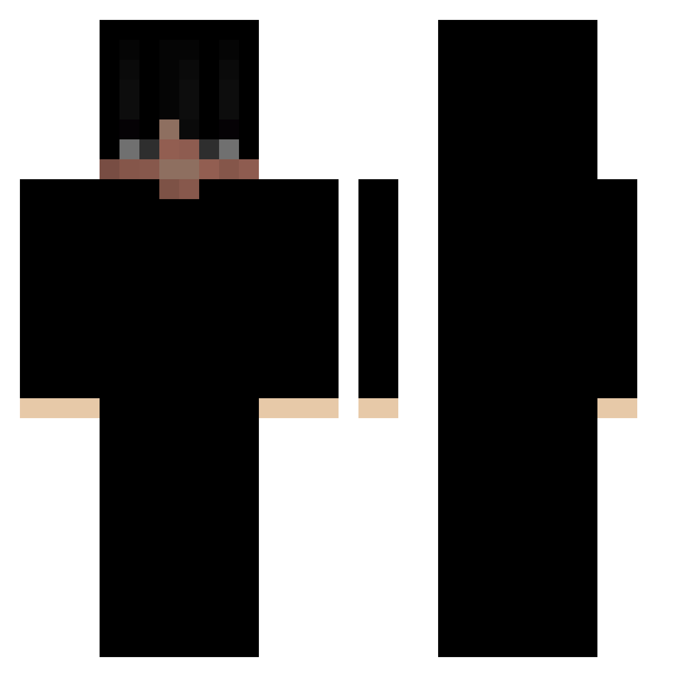 Richtig_Wichtig_ Minecraft skin, front and back view