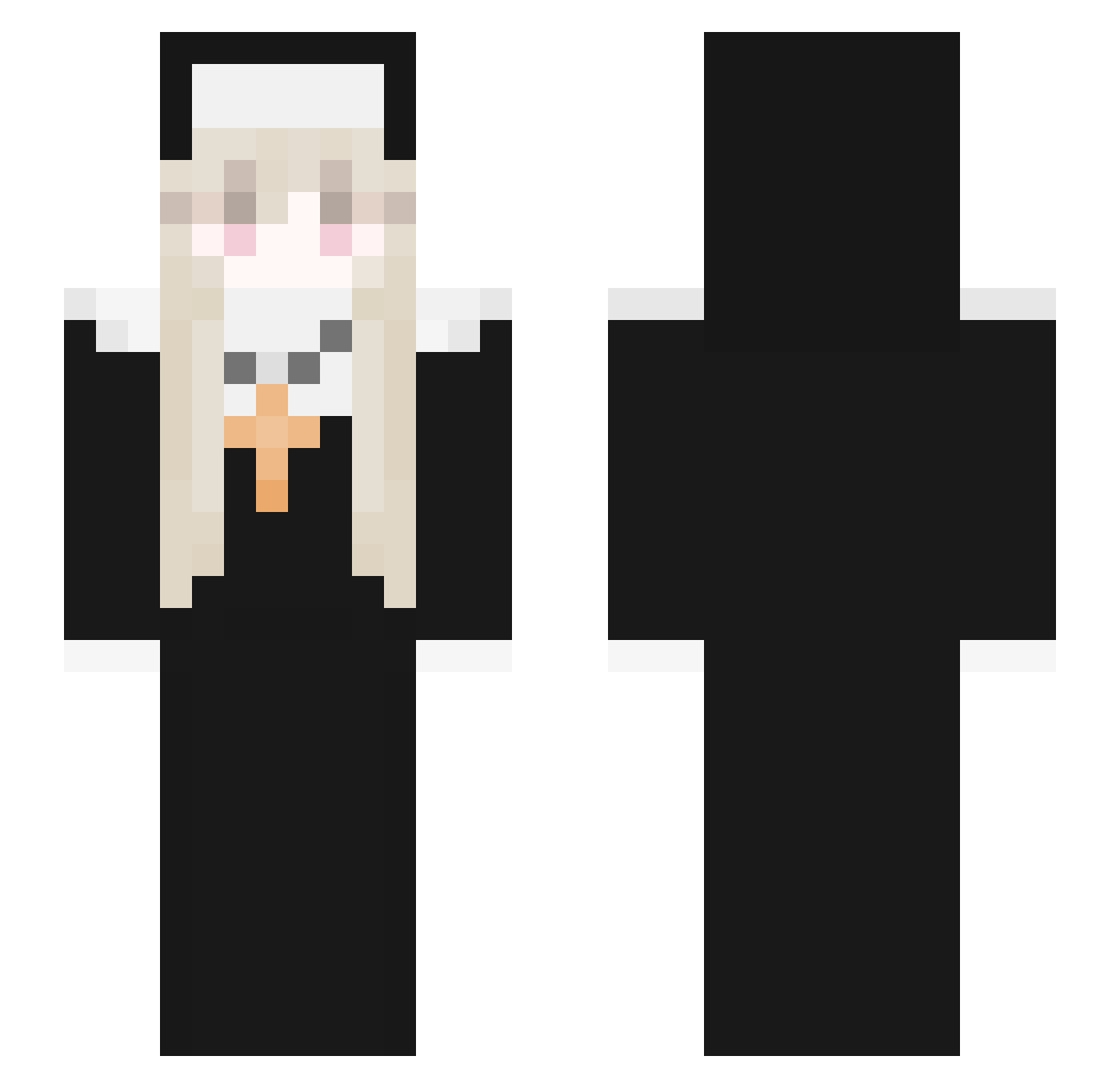 Norii_San Minecraft skin, front and back view