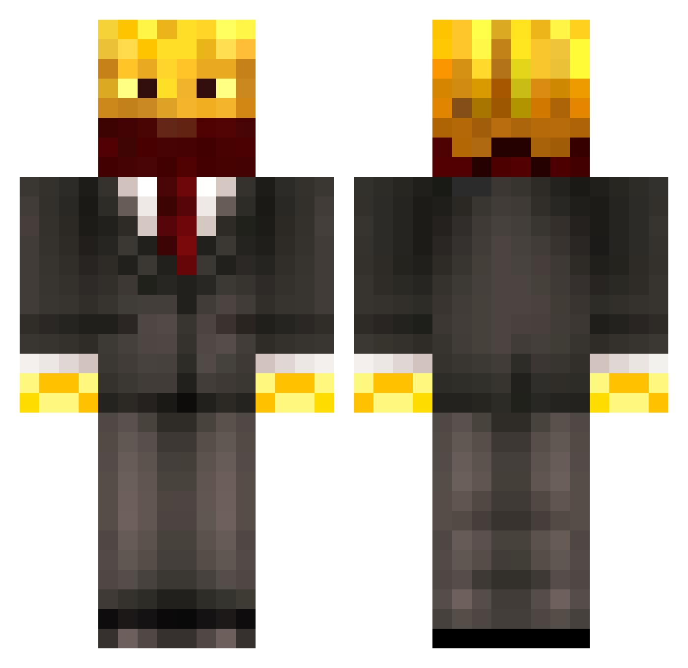soldierdude1234 Minecraft skin, front and back view