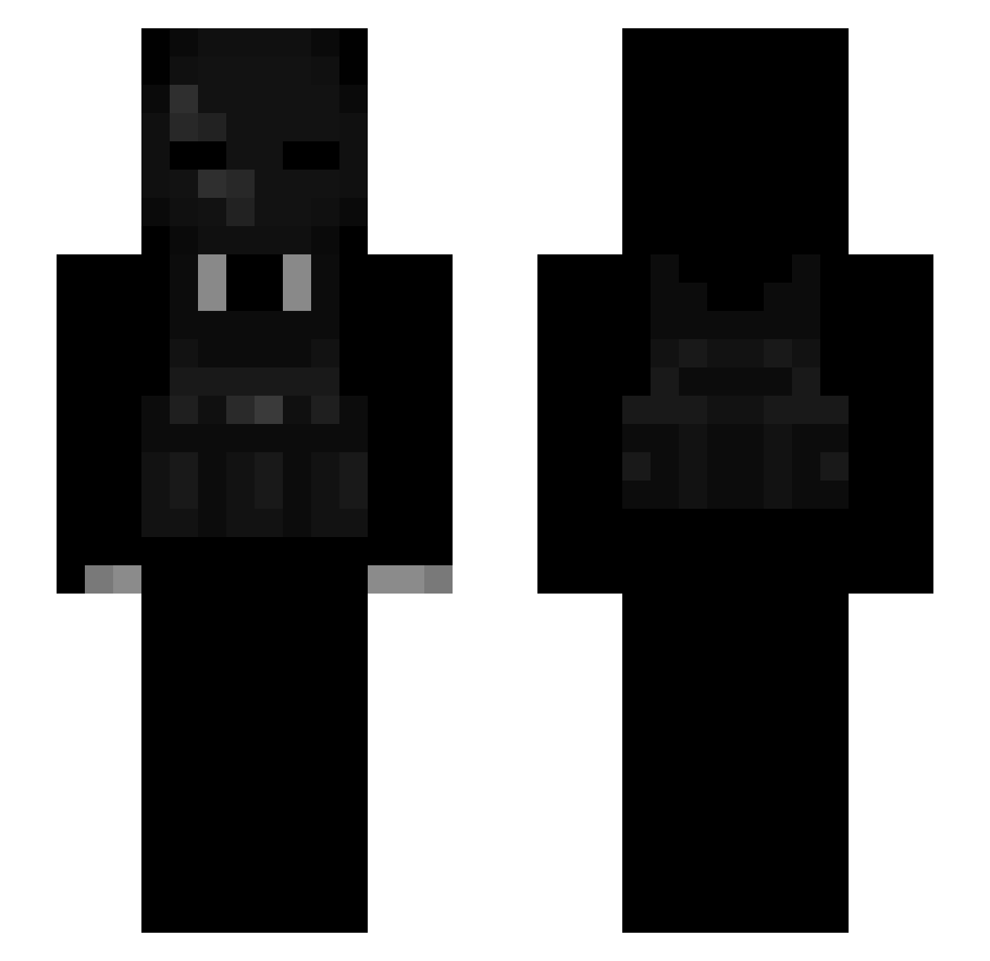 SpaceCowboy149 Minecraft skin, front and back view