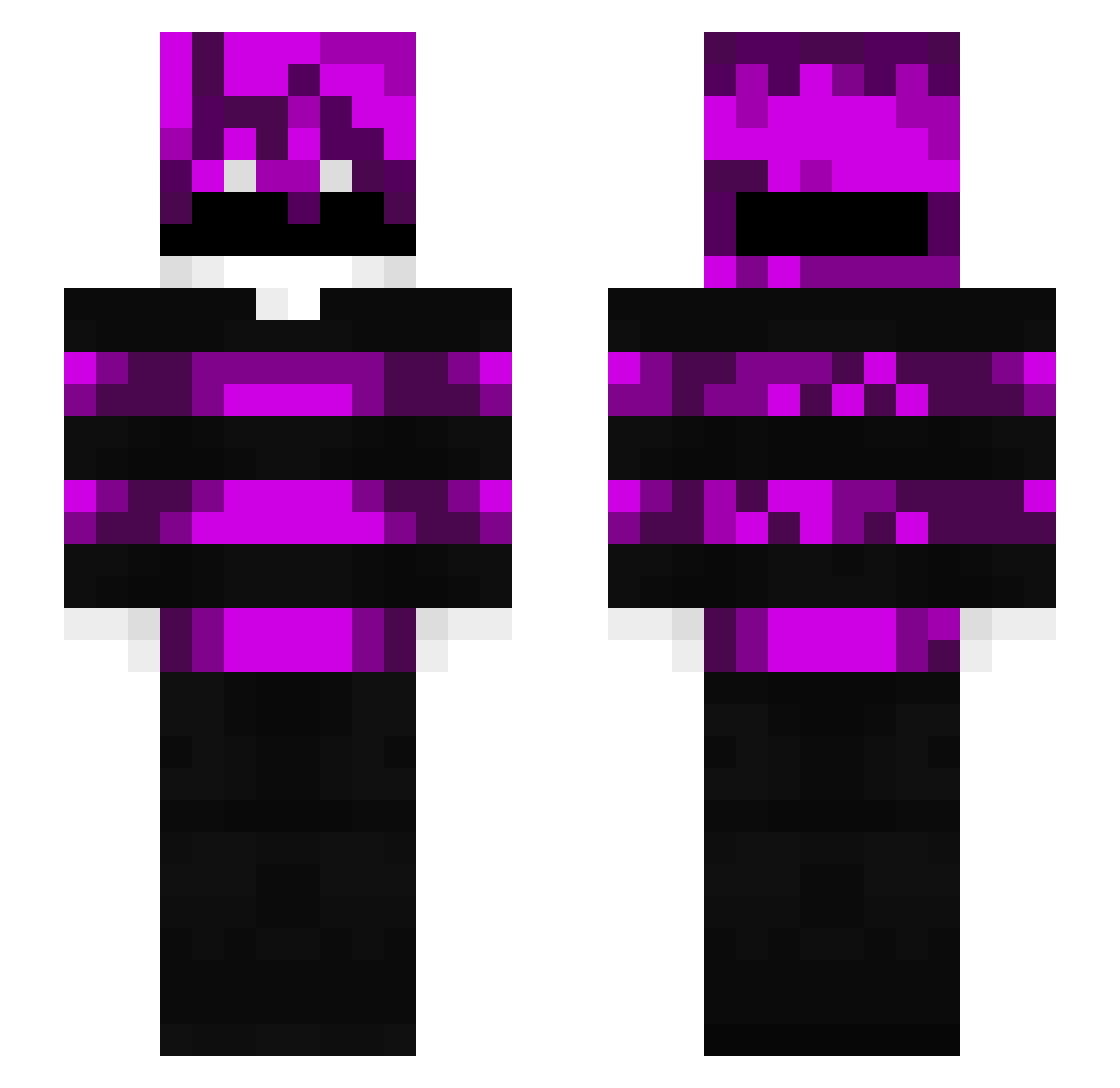 Jankesik1234 Minecraft skin, front and back view