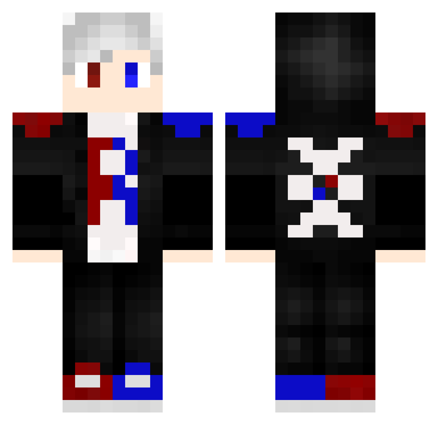 romirogamer01 Minecraft skin, front and back view