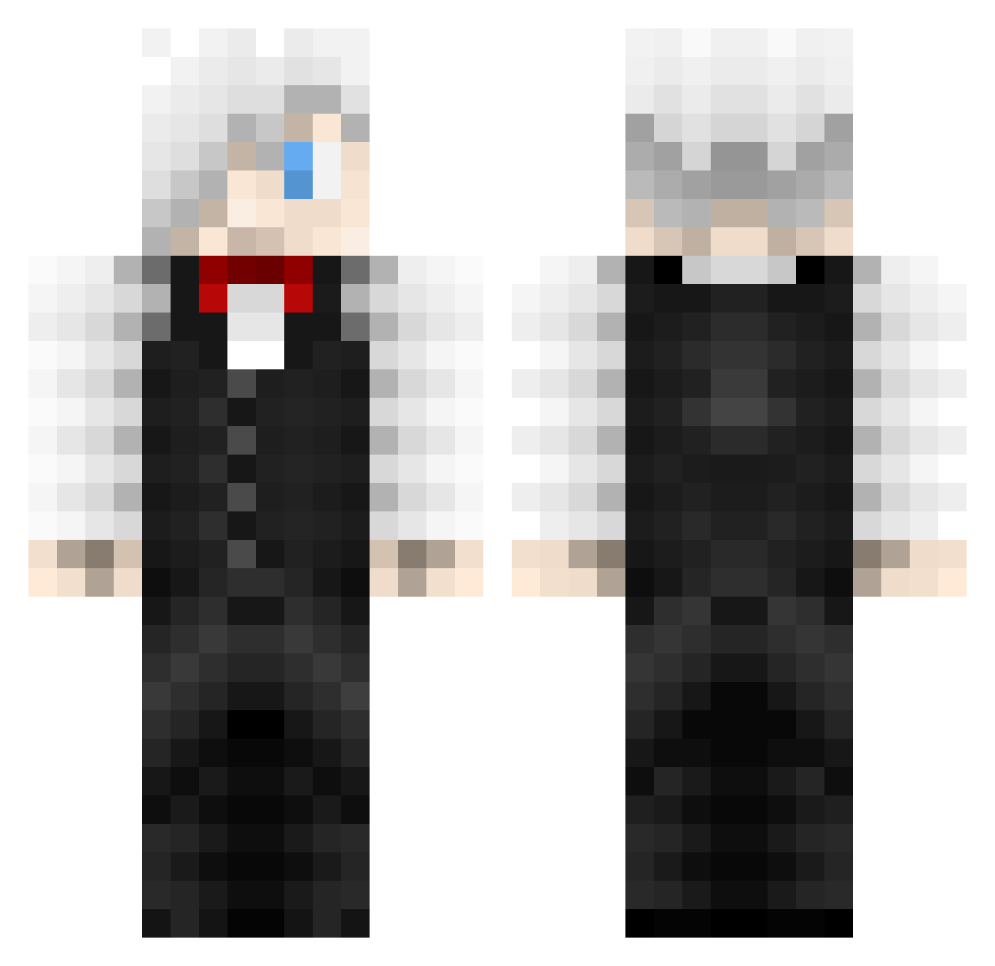 ToadMaster24 Minecraft skin, front and back view