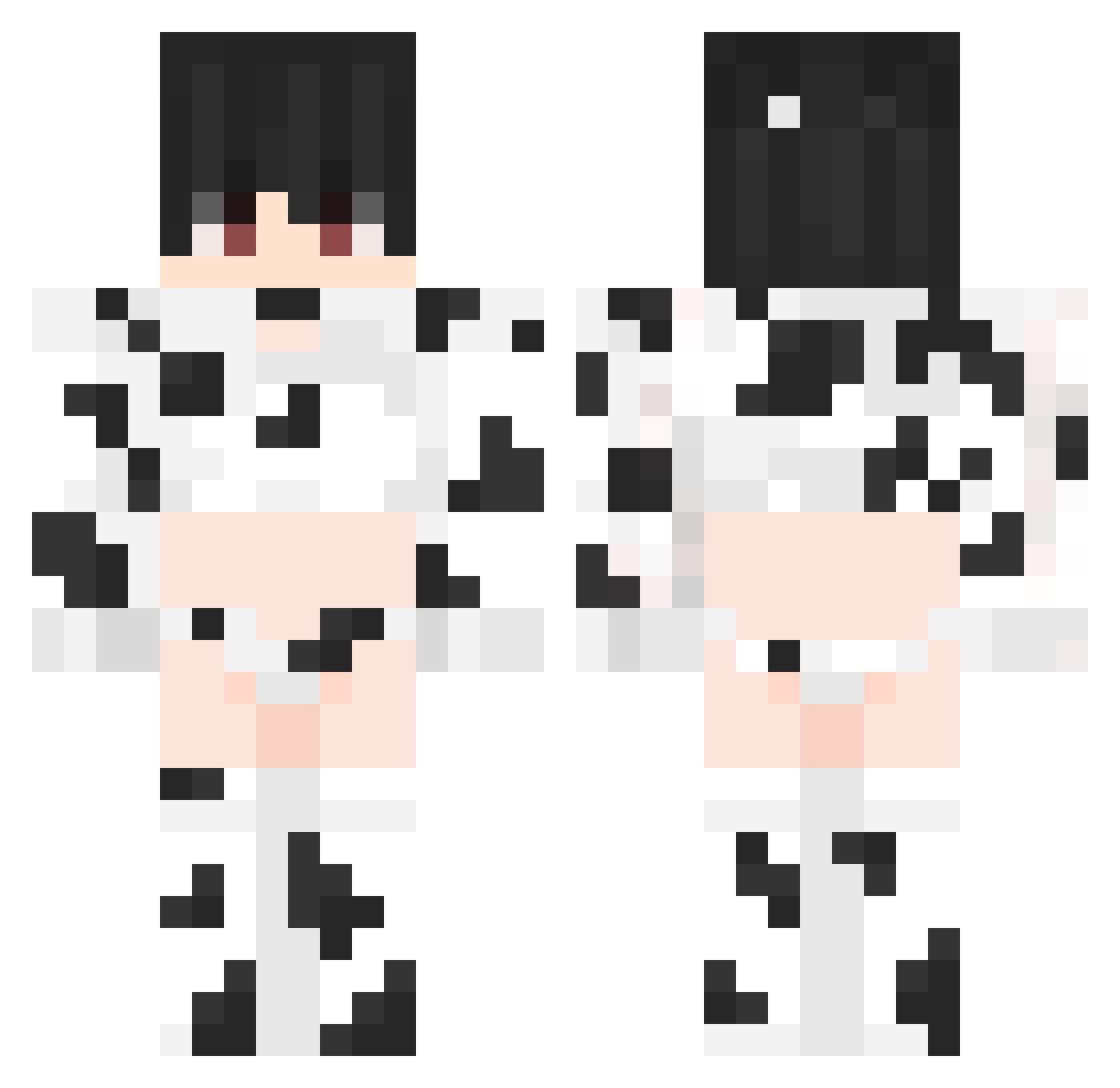 Astolfo_is_back Minecraft skin, front and back view