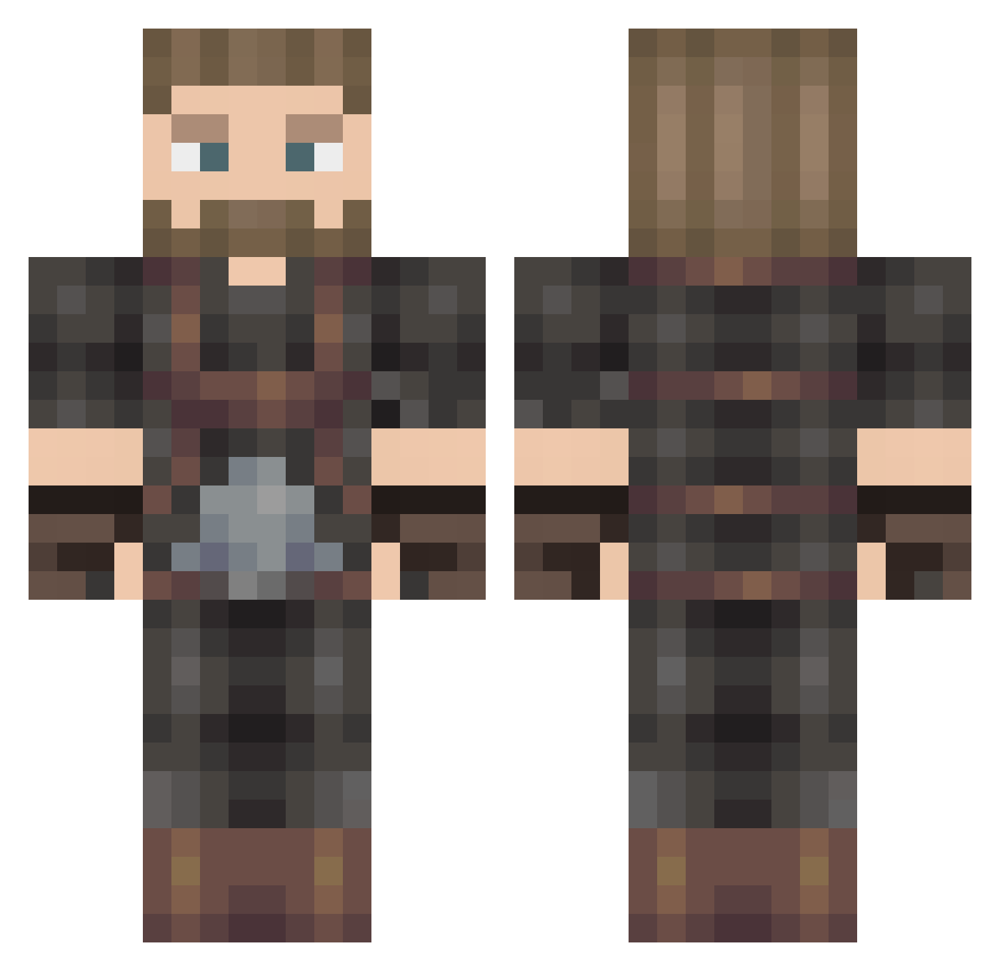 kacper420wlkw Minecraft skin, front and back view