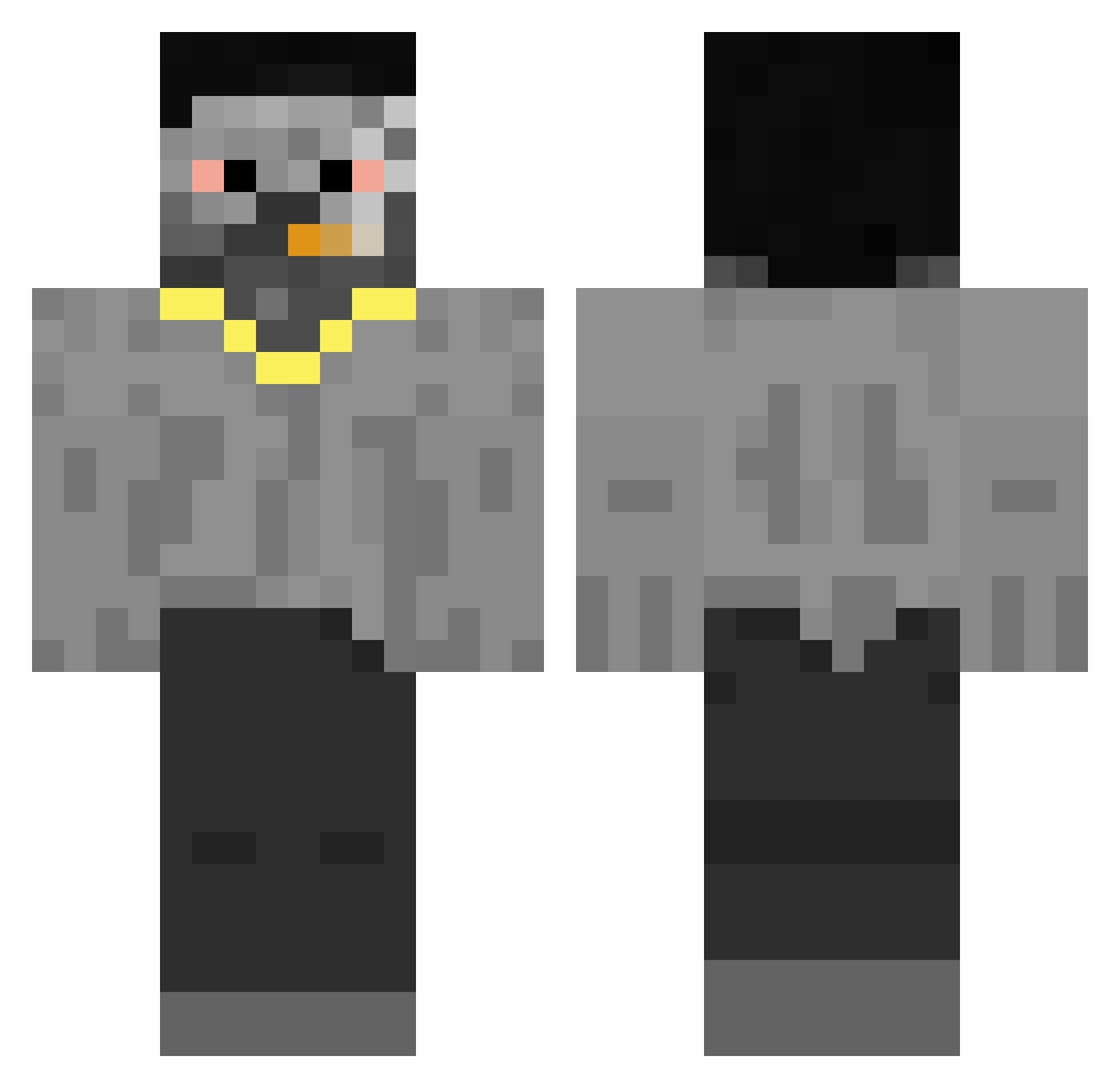 Zeth1_ Minecraft skin, front and back view