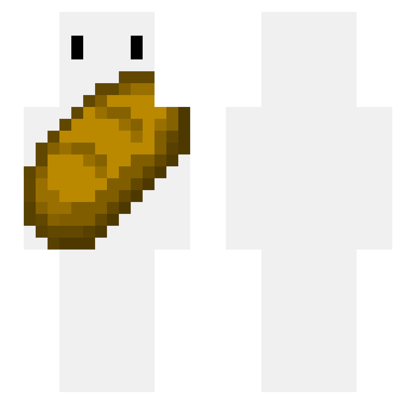tof1ks Minecraft skin, front and back view
