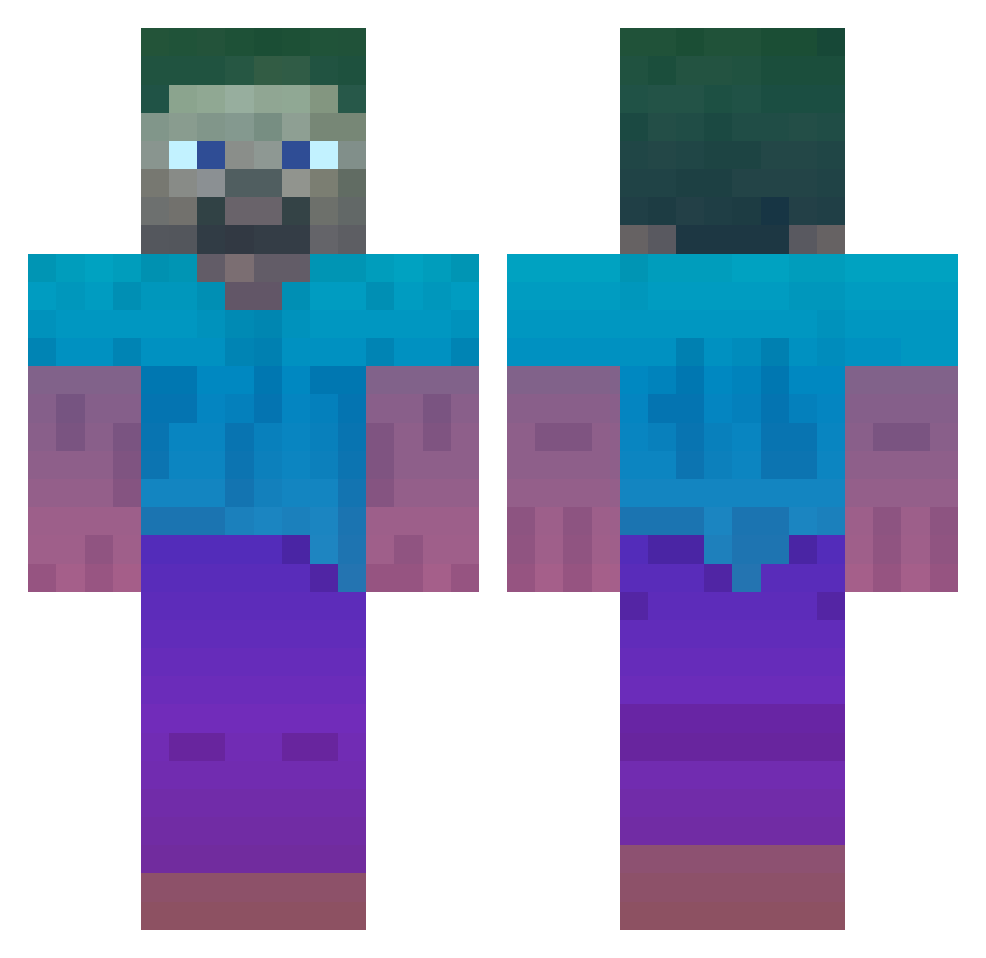 win11notgood Minecraft skin, front and back view
