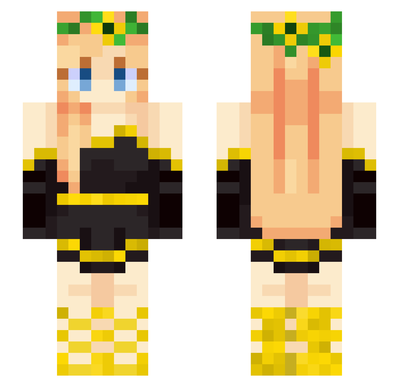 Hanna - gold Minecraft skin