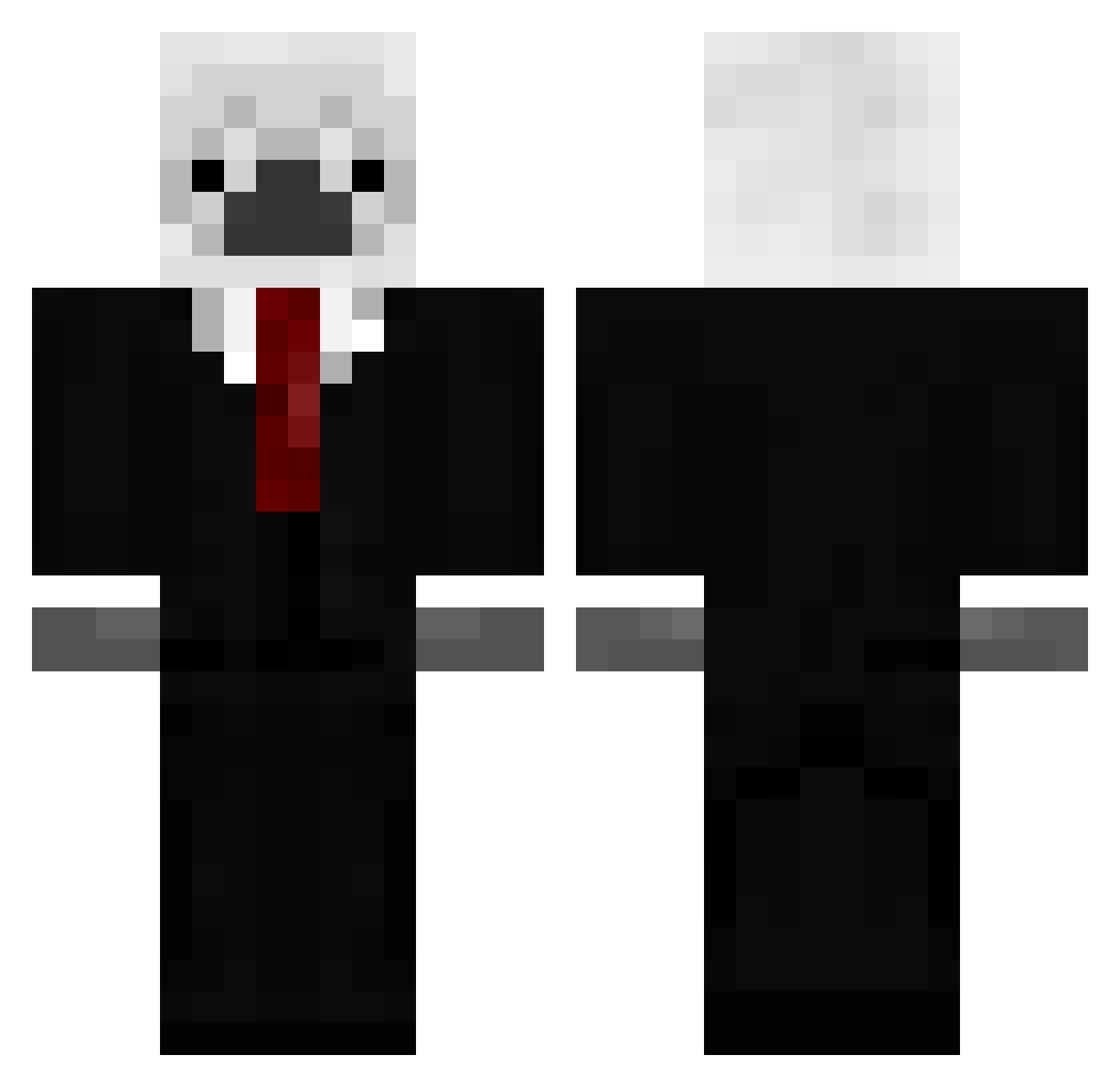Amoras_ Minecraft skin, front and back view