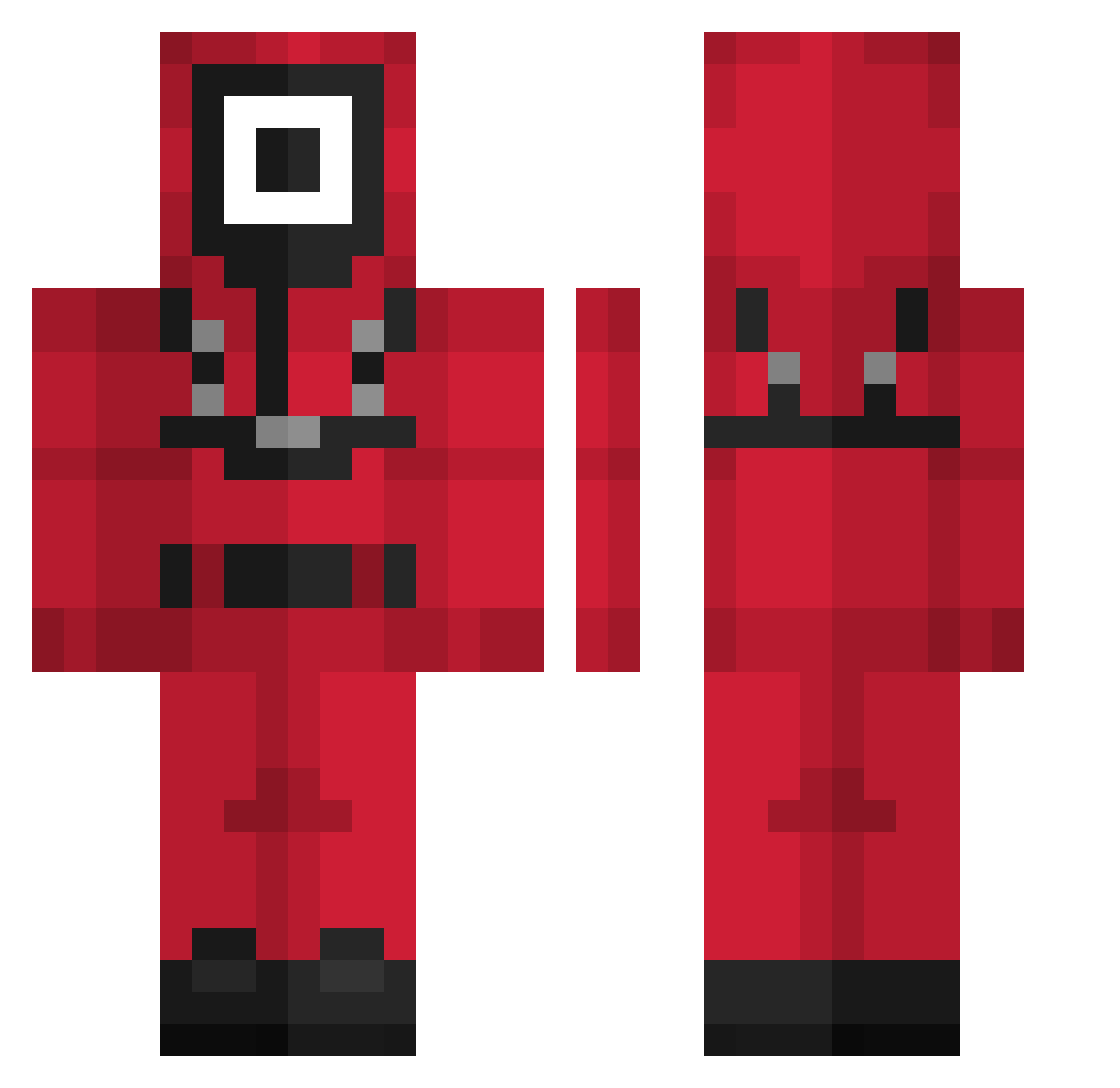 checkit97 Minecraft skin, front and back view