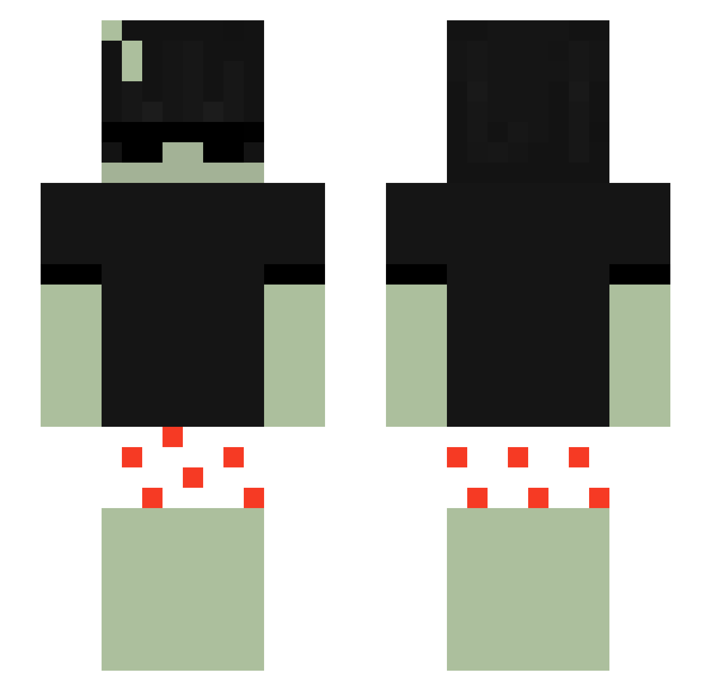 ElysianV_ Minecraft skin, front and back view