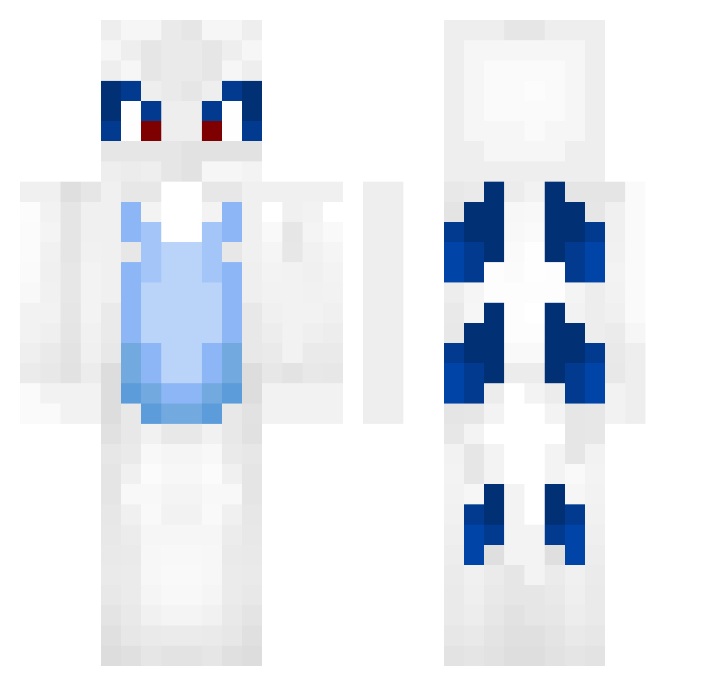 Barannn_ Minecraft skin, front and back view